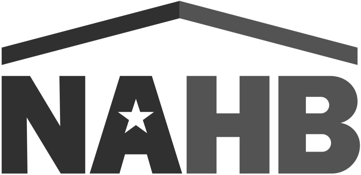 NAHB logo with a house roof above and a star inside the letter A.