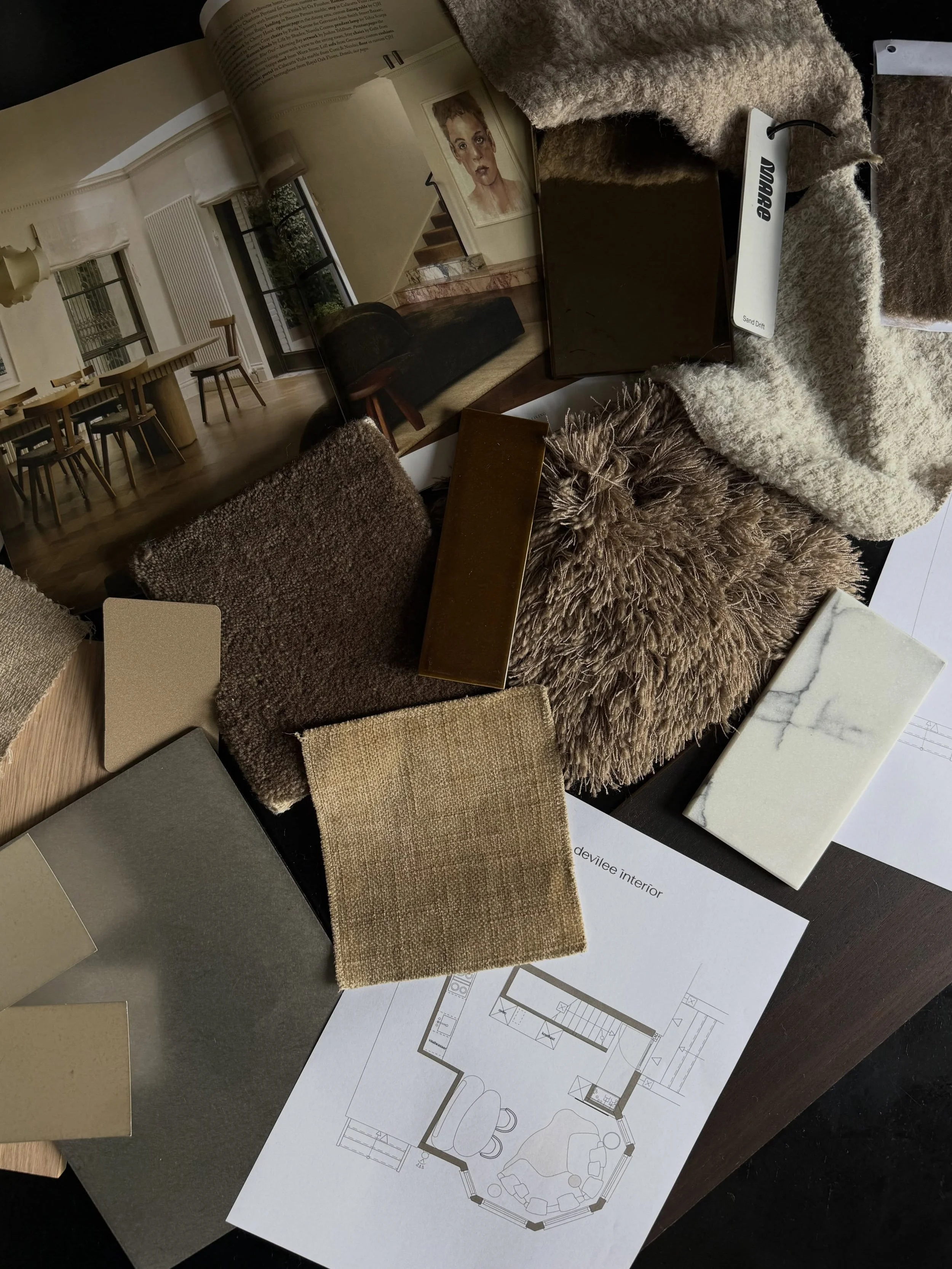 A little texture, a little colour, a lot of inspiration.

#inspiration #moodboard #interiordesign
