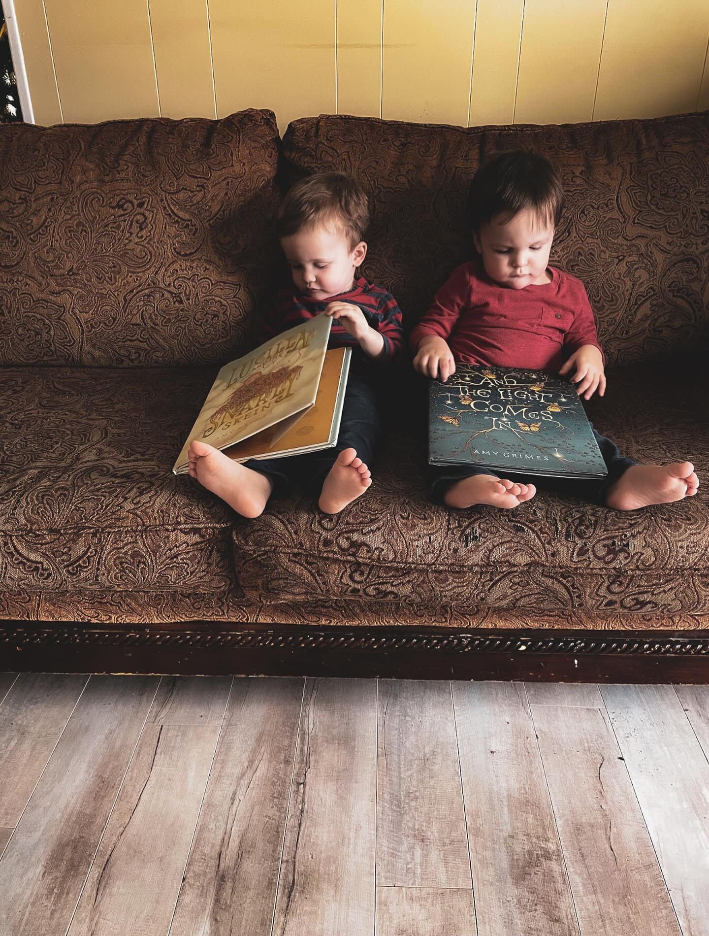 I spend a lot of time reading books to my three little ones. Some days my throat grows hoarse from reading lengthy Beatrix Potter books to them, only to find my children waving yet another hardcover book in front of my face with pleading eyes.

After