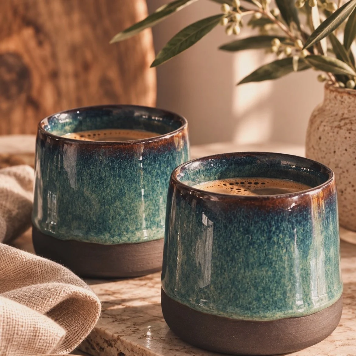 Shout out to all the makers. I love you. Coffee never tasted so good in these beautiful handmade coffee cups from @fatbirdceramics from @thecollectivestore 

In a world of homogenous BS, holding something made by people is increasingly rare. Thank yo