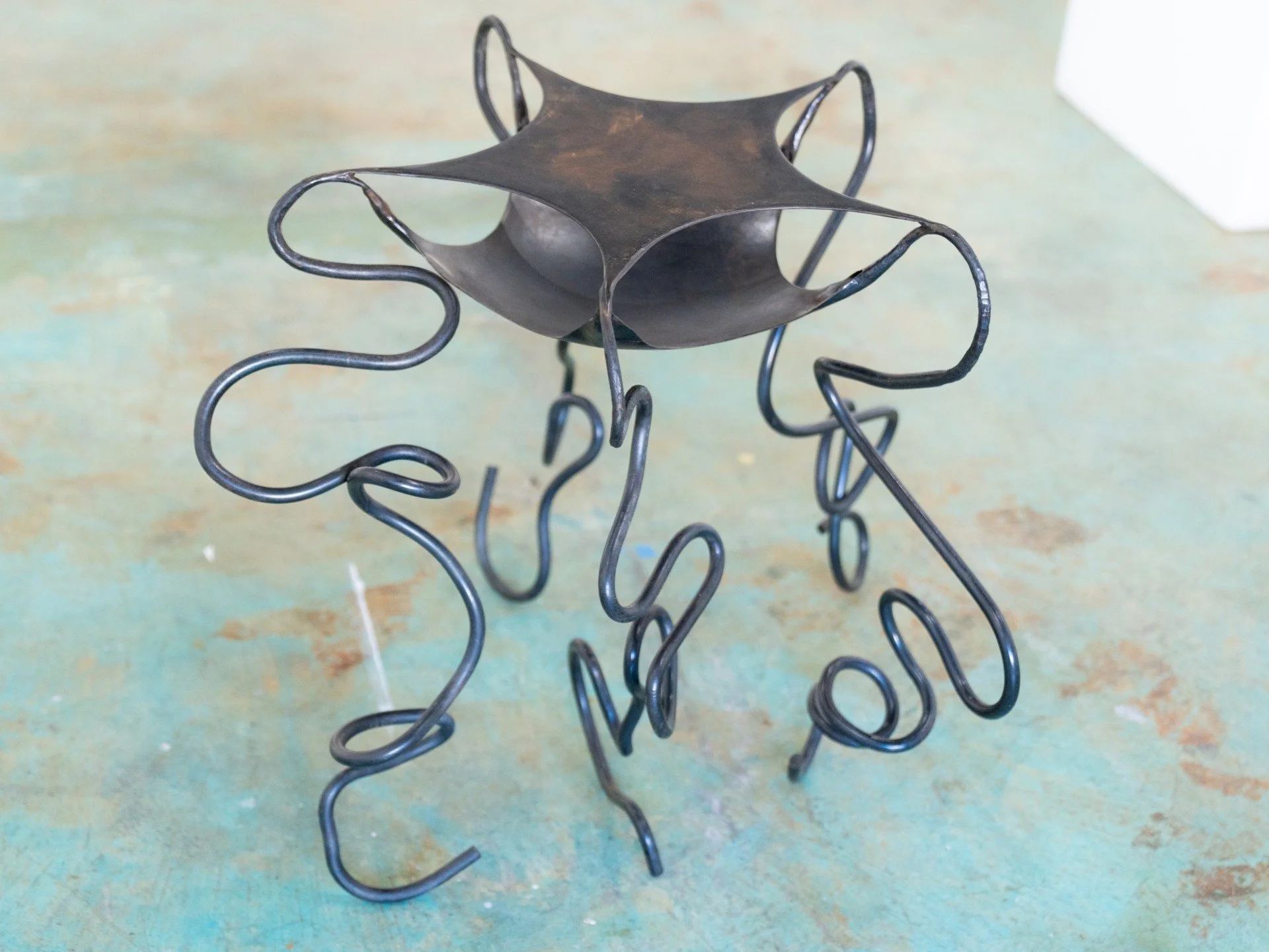 "Starperson Side table", 2025, metal