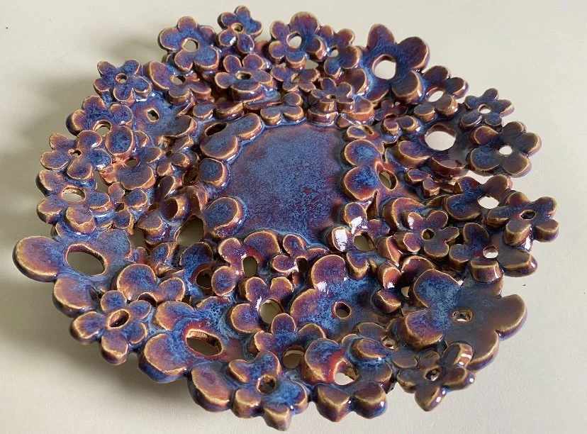 "Flower Power", 2022, ceramic.