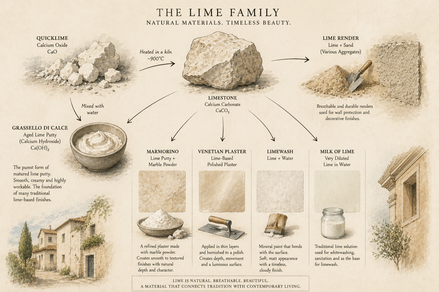 Understanding Lime-Based Finishes: Natural Materials for Timeless Interiors