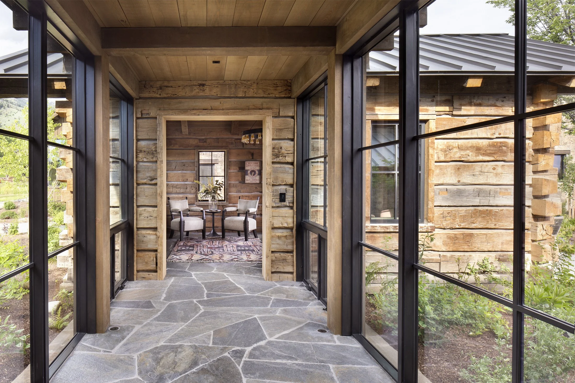 LCR-11-glass-breezeway-reclaimed-log-interior.jpg