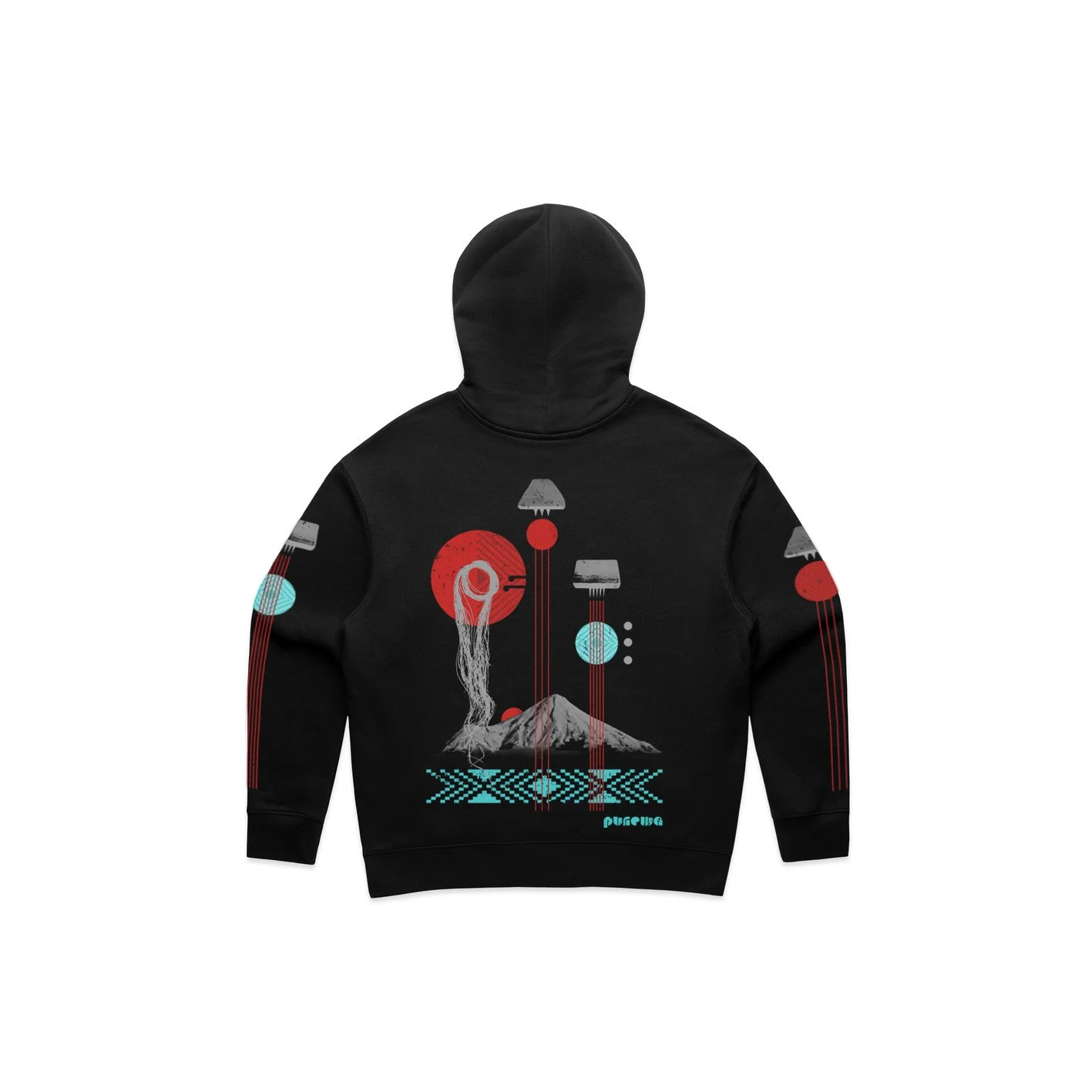 Purewa Matariki - Black PO Hoods Back.jpg