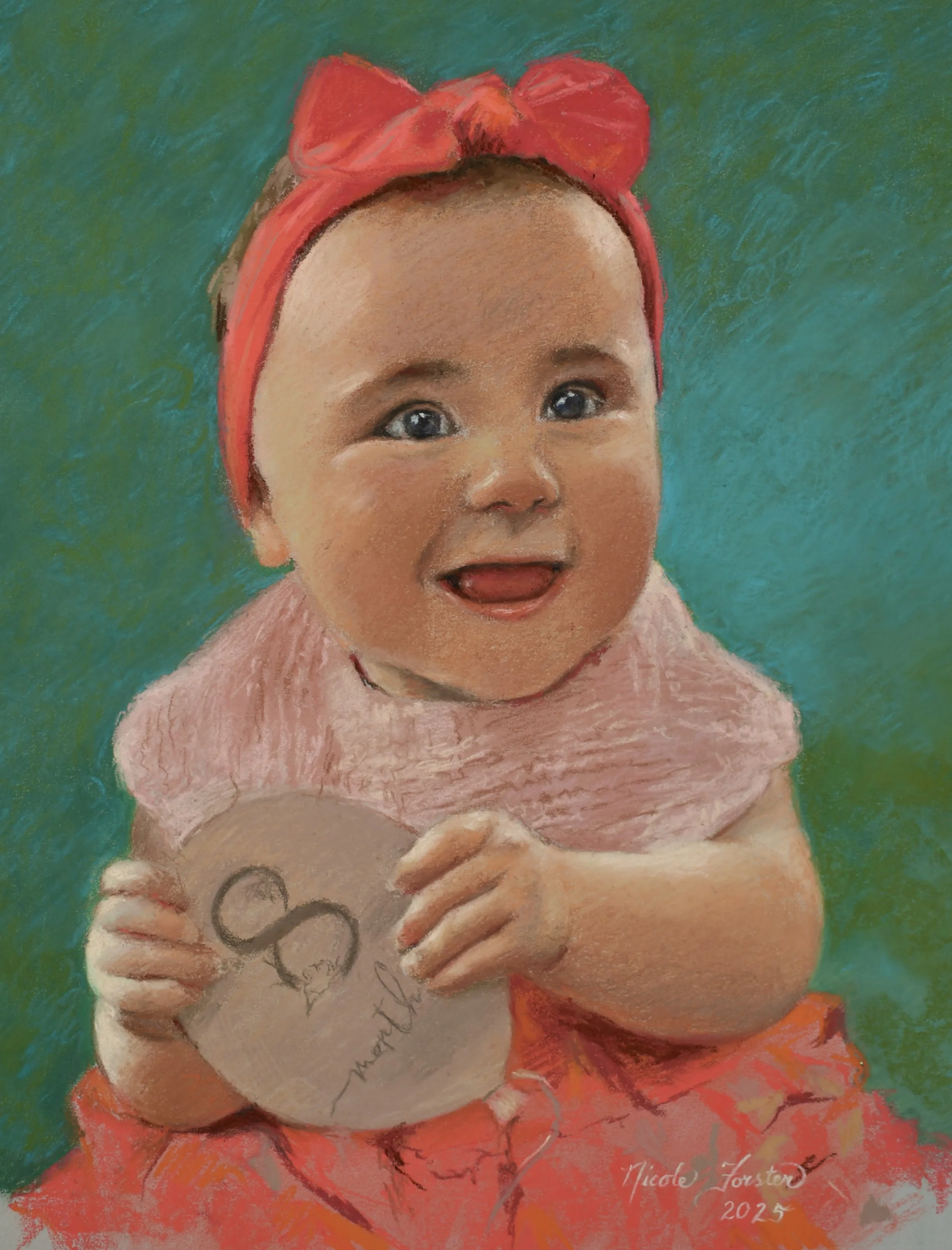 8 Months Old, 12''x16''