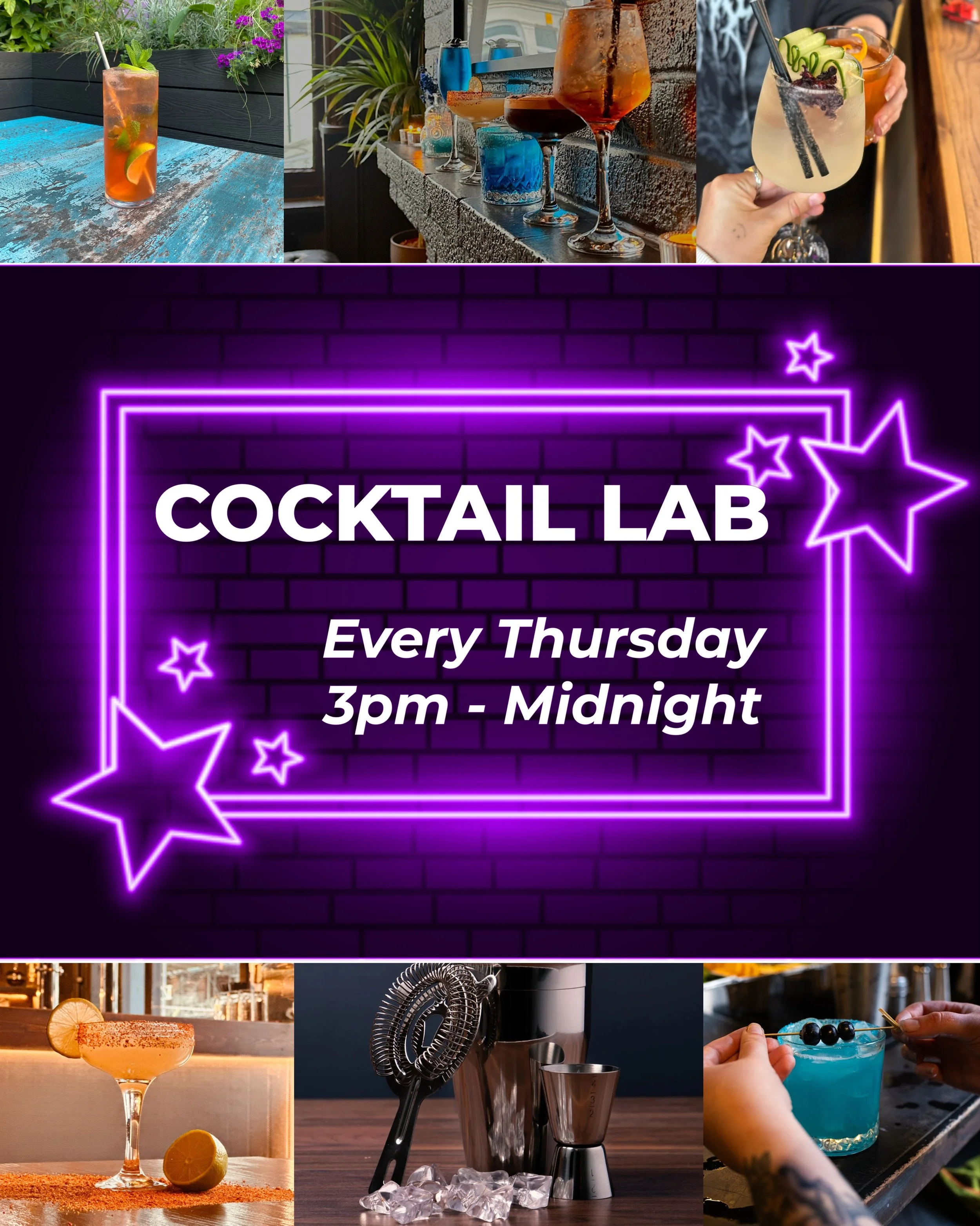 The cocktail goblins down in the dungeon have been busy this week prepping for Halloween&hellip; 🎃 

Come along to Cocktail Lab and see what&rsquo;s on the slab as you become the subject of our latest diabolical experiments. 

We&rsquo;ve been bubbl