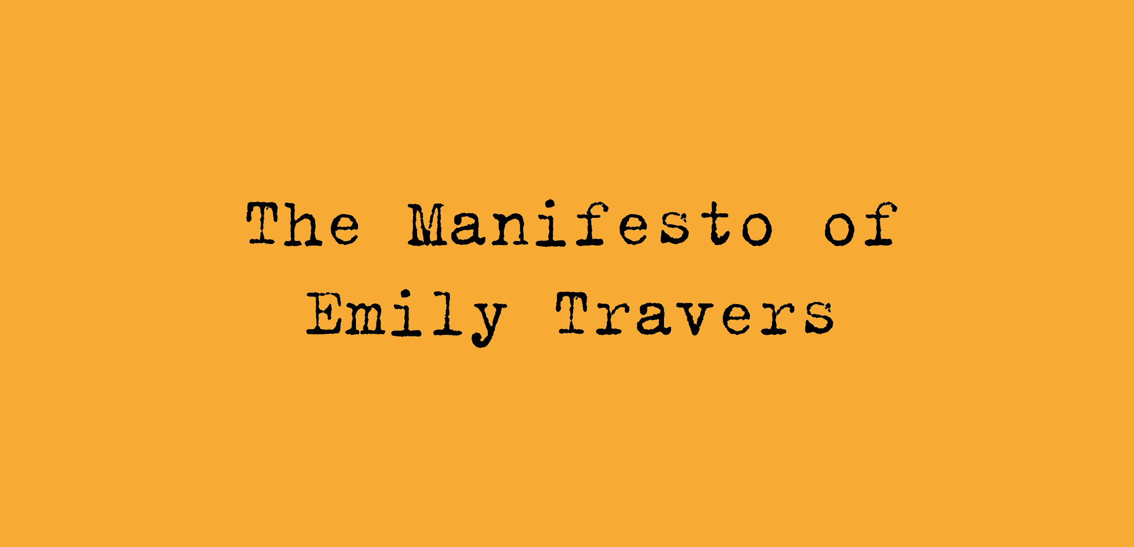 Manifesto 2026
