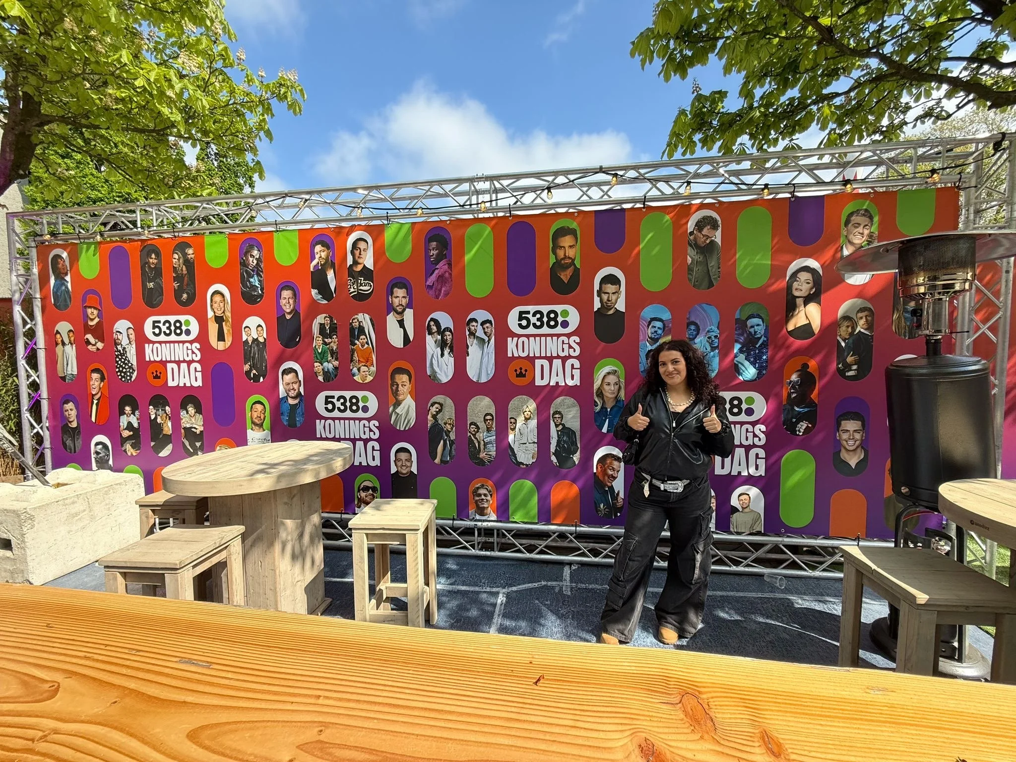 538 Koningsdag backstage trussframe