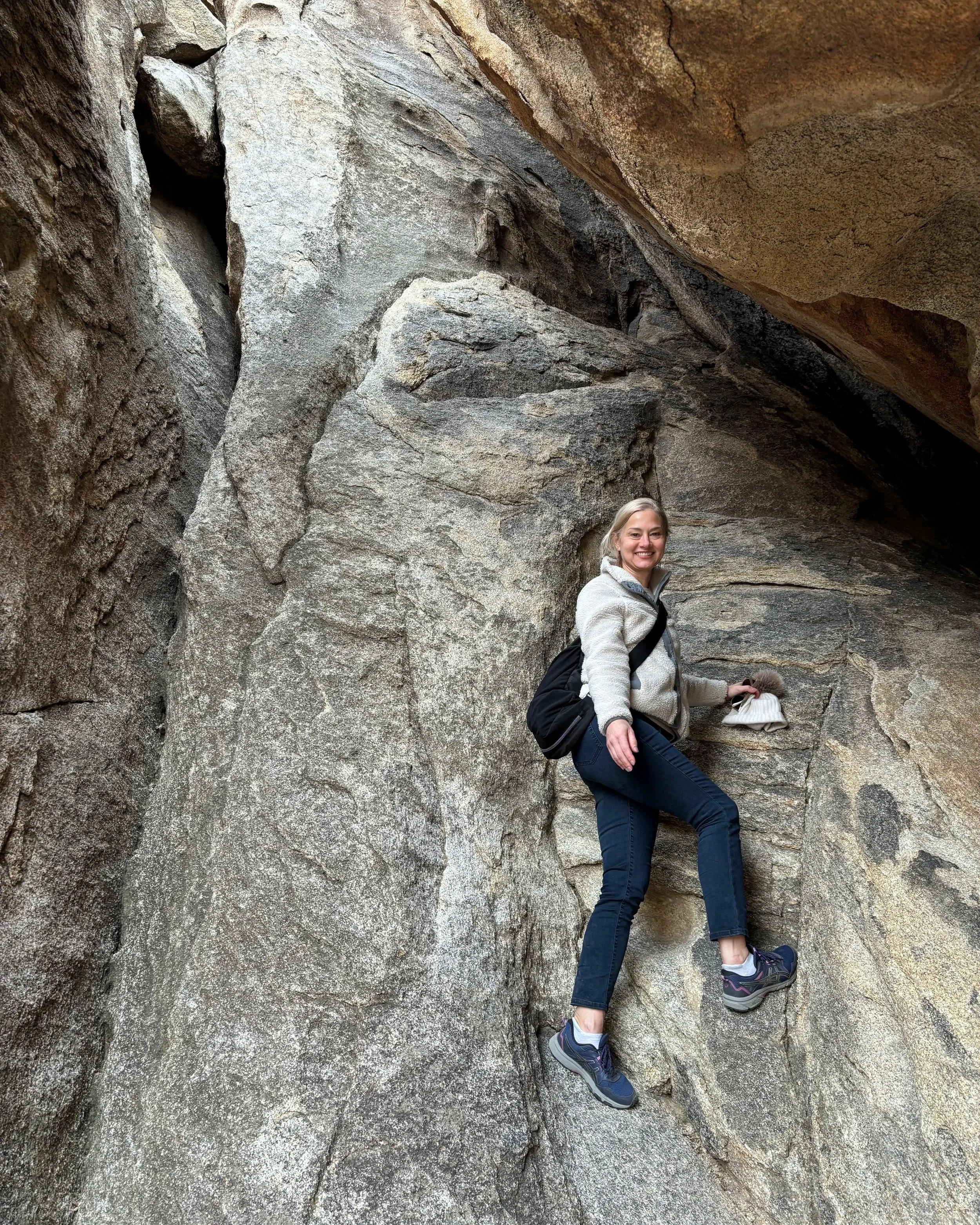 Rock climbing in Joshua Tree National Park