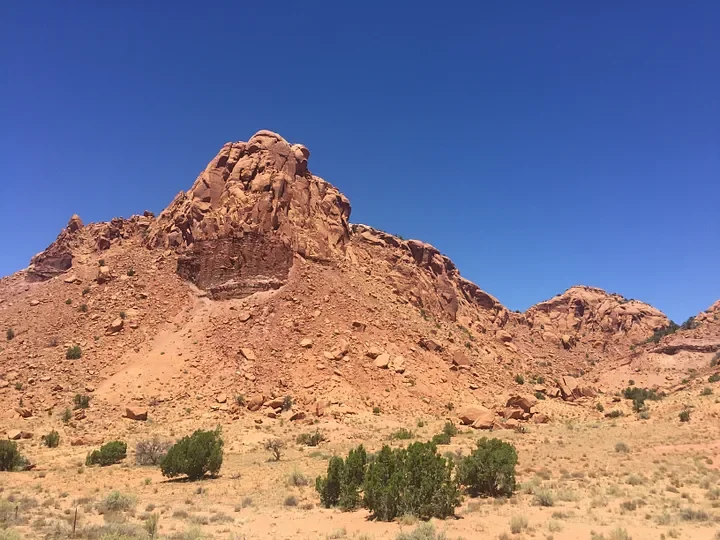 Red dirt hills of New Mexico