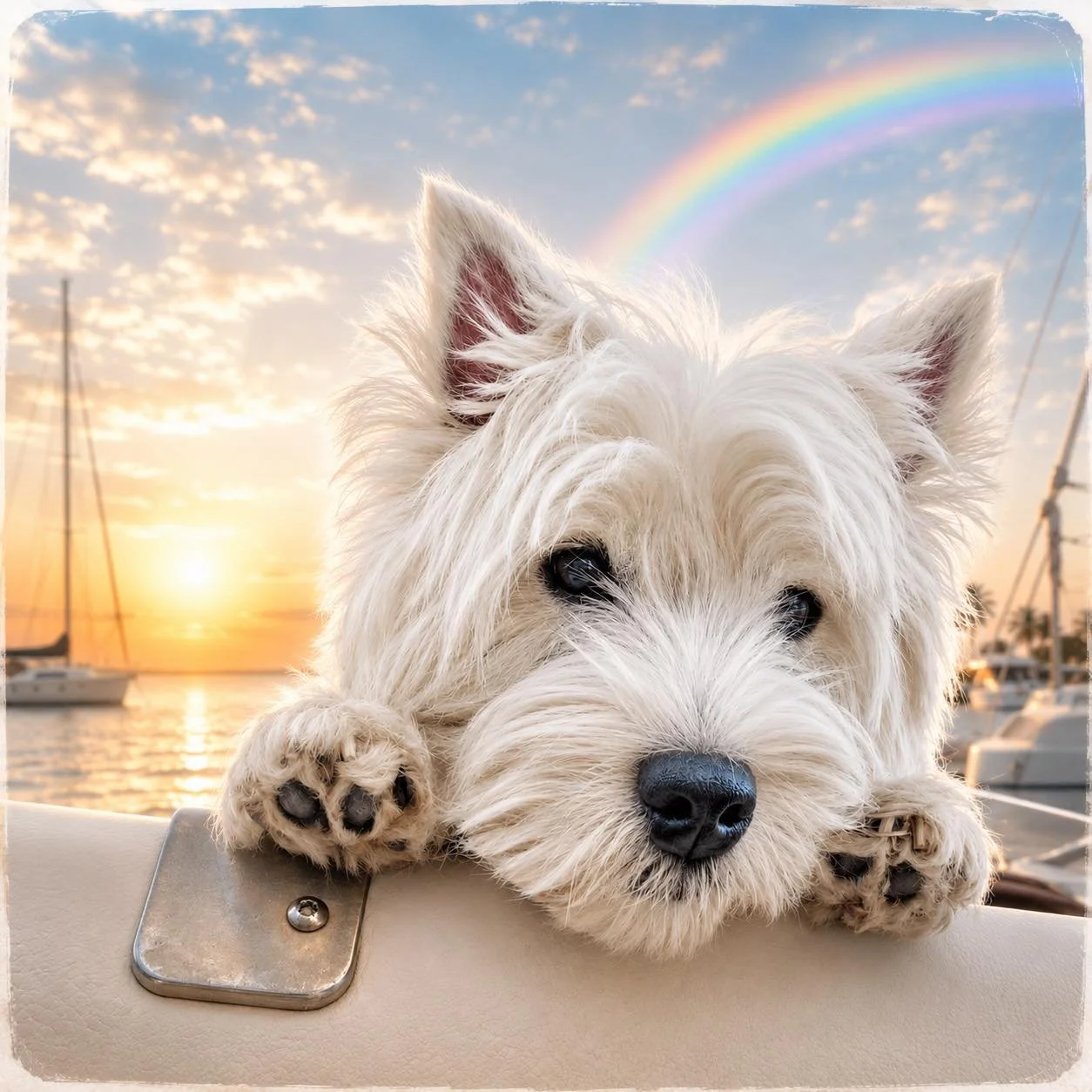 Pat Malone 🐾💙
As an unofficial mascot of the TGFC Pat was a familiar little face around the Townsville Yacht Club marina, Maggie Island, the streets of Townsville, and proudly first mate of Coconut Telegraph.

Pat brought smiles, laughs, and plenty