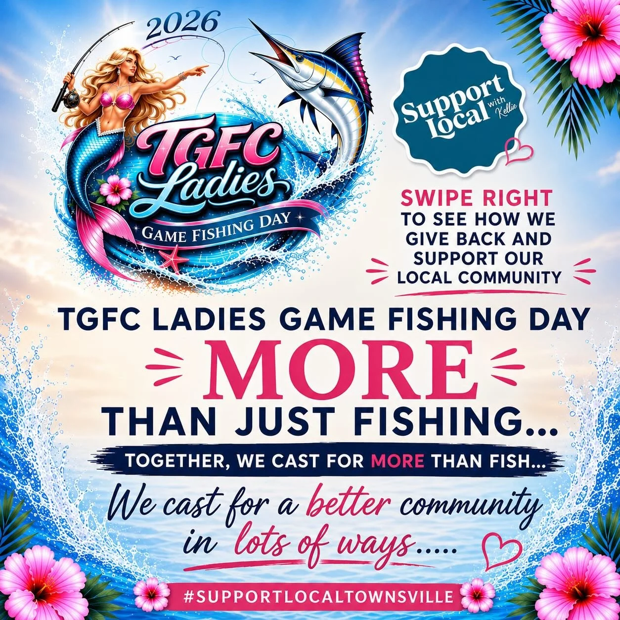 The TGFC Ladies Game Fishing Day is about so much more than fishing. 💙🎣

Thanks to the incredible support of our sponsors, competitors, volunteers, and local community, we&rsquo;re able to give back and make a positive difference right here in Town