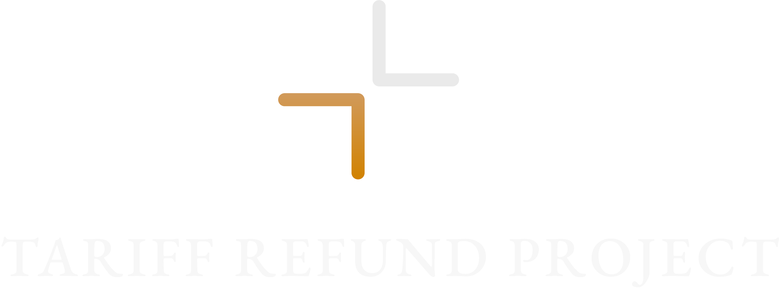 Tariff Refund Project minimalist logo