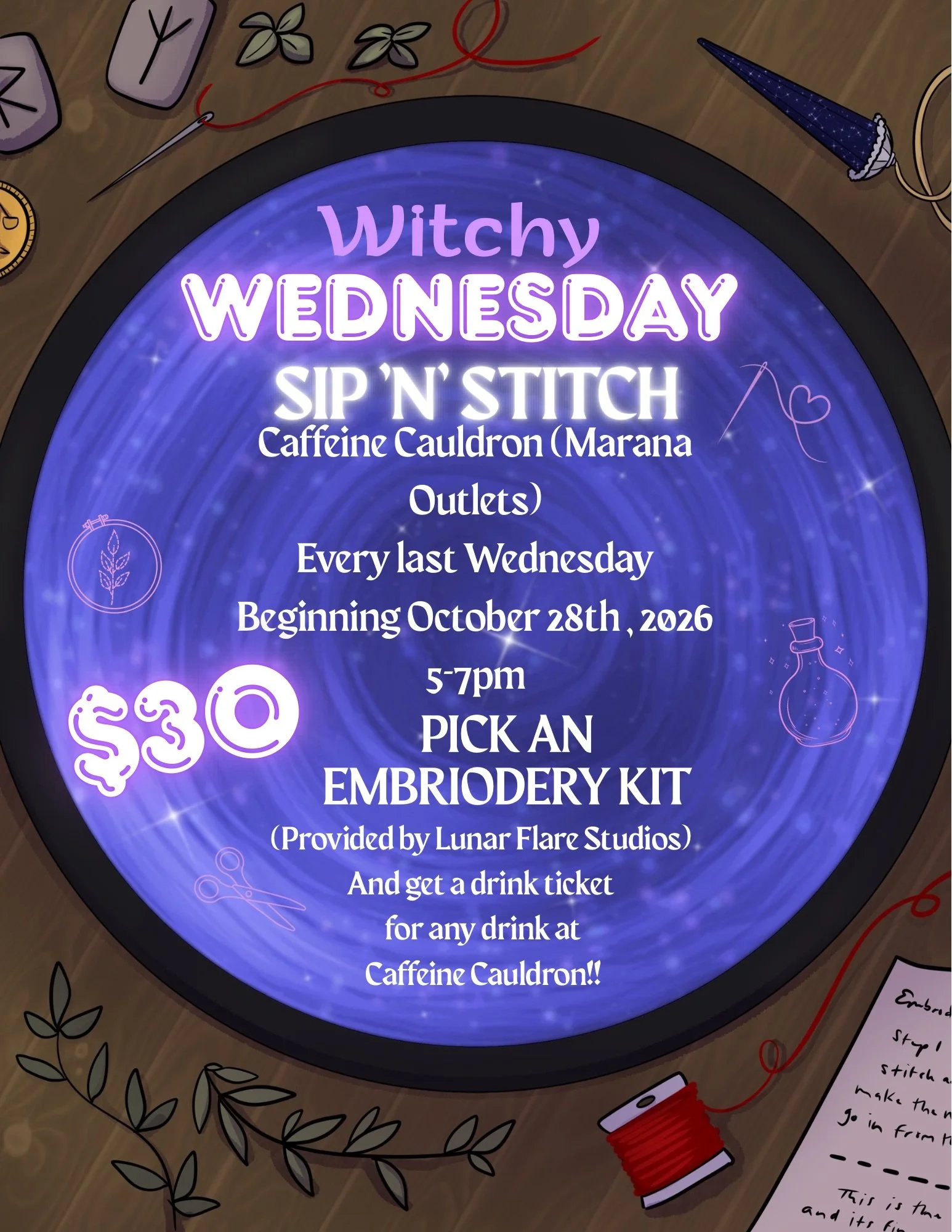 Witchy Wednesday December (Marana Outlets)