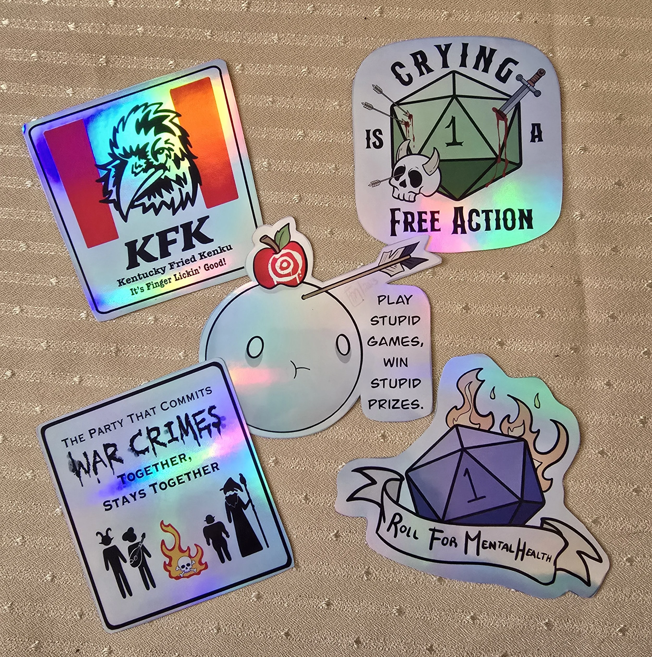 DND Chaos Sticker Pack