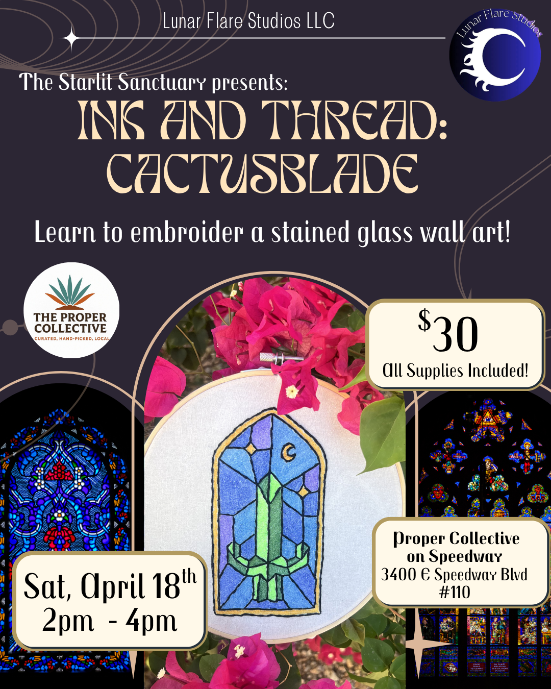 Ink and Thread: Cactus Blade (Proper Collective on Speeday)