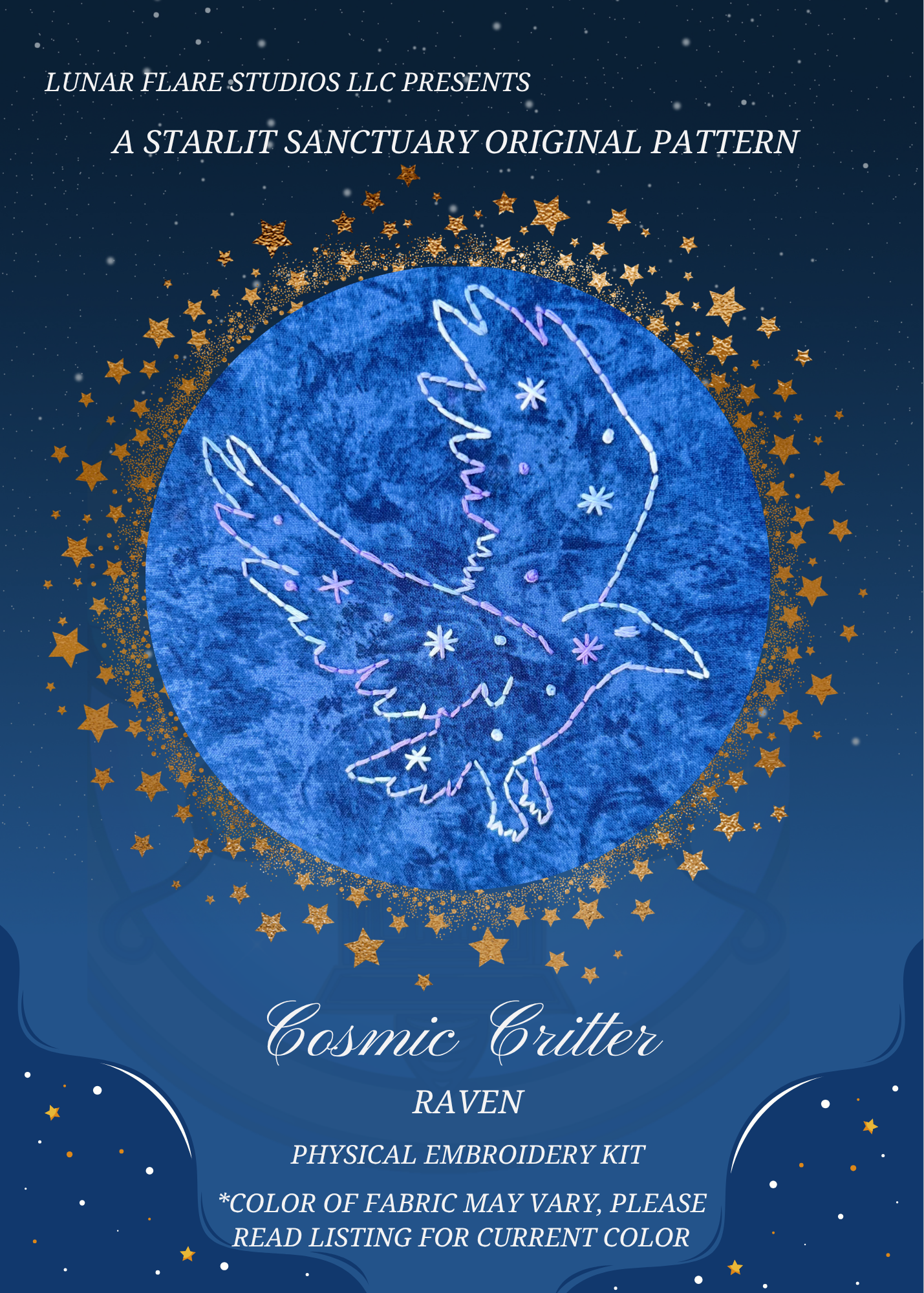 Cosmic Critter PHYSICAL KIT:  The Raven