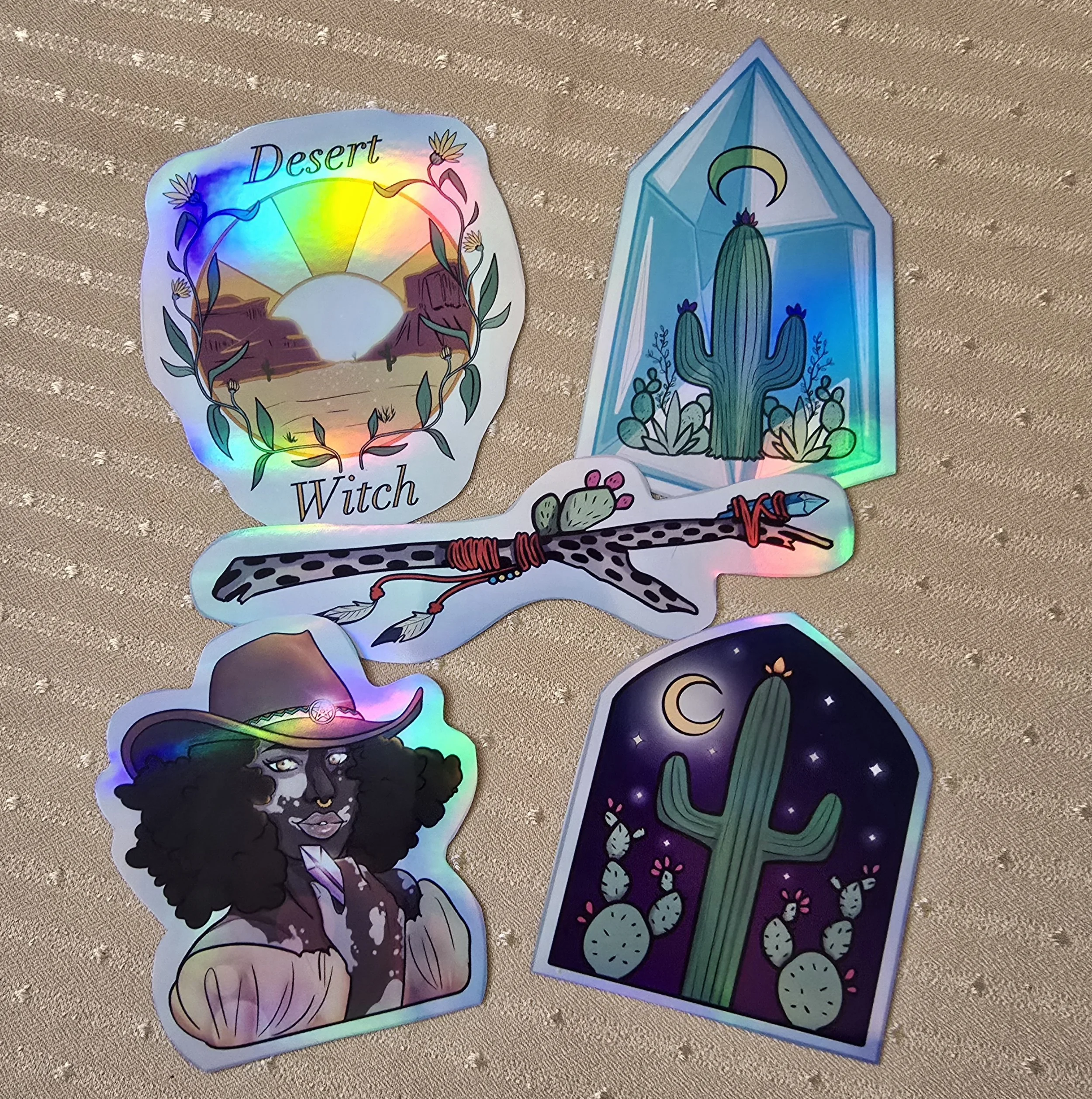 Desert Witch Sticker Pack
