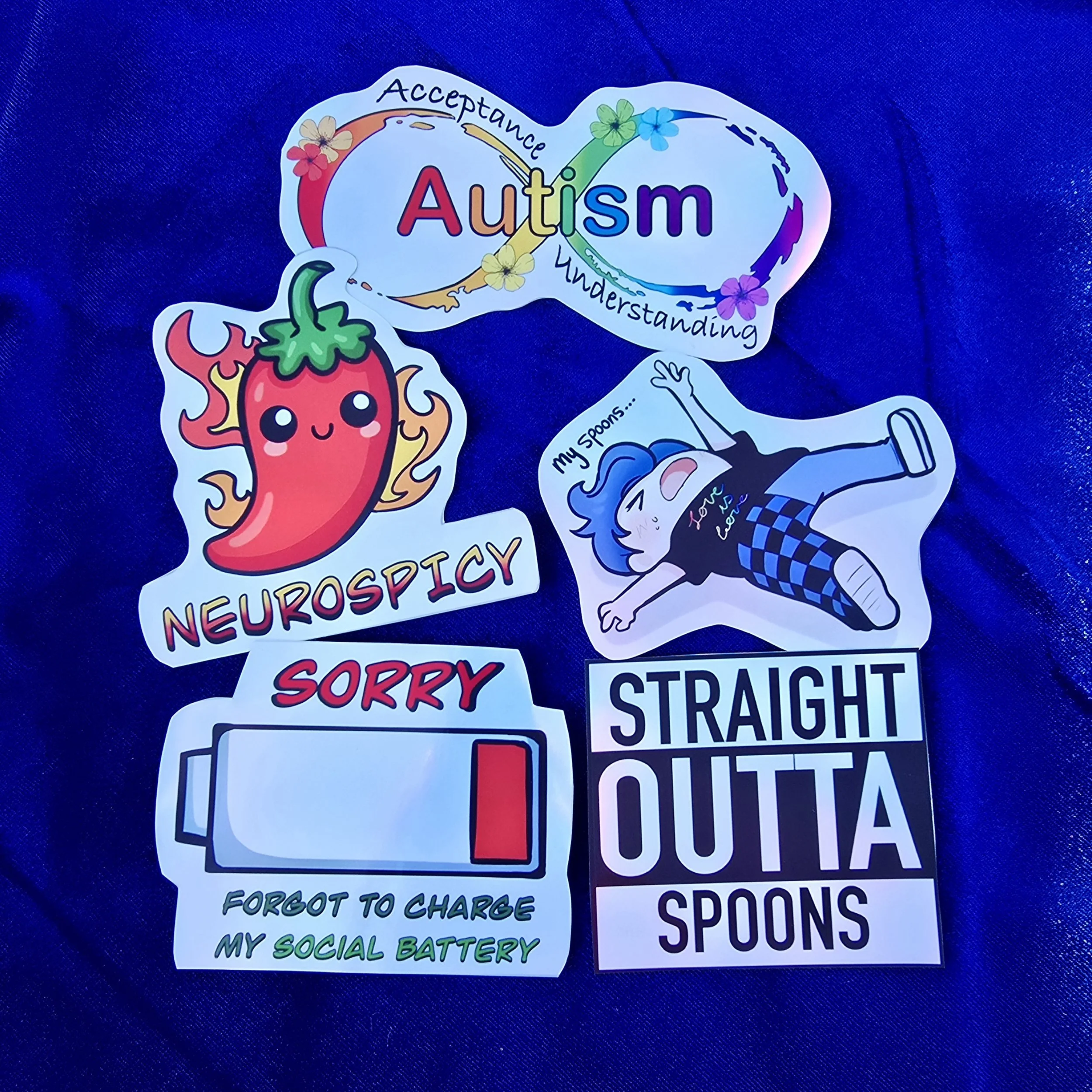 Neurospicy Sticker Pack