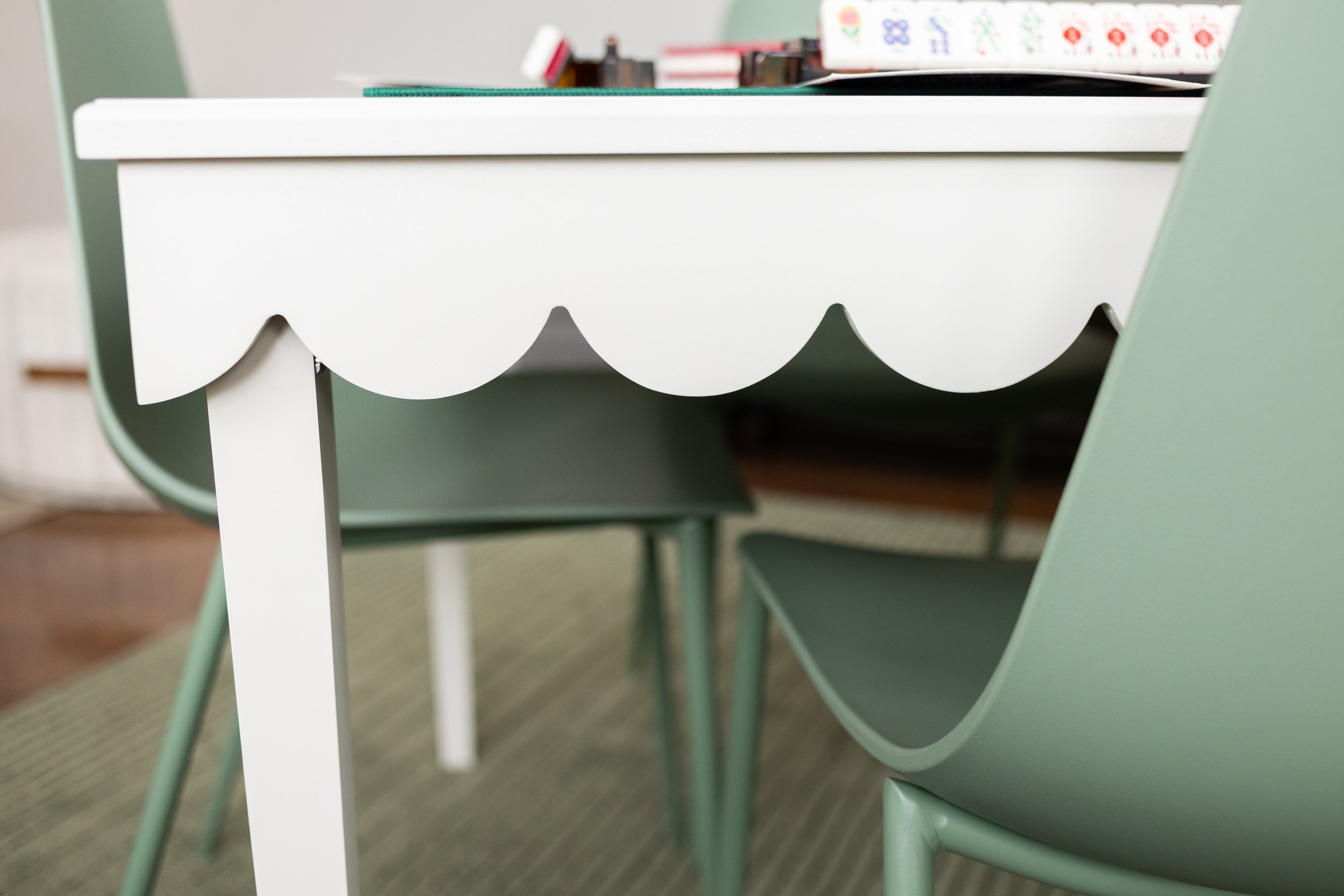 custom scallop mahjong table