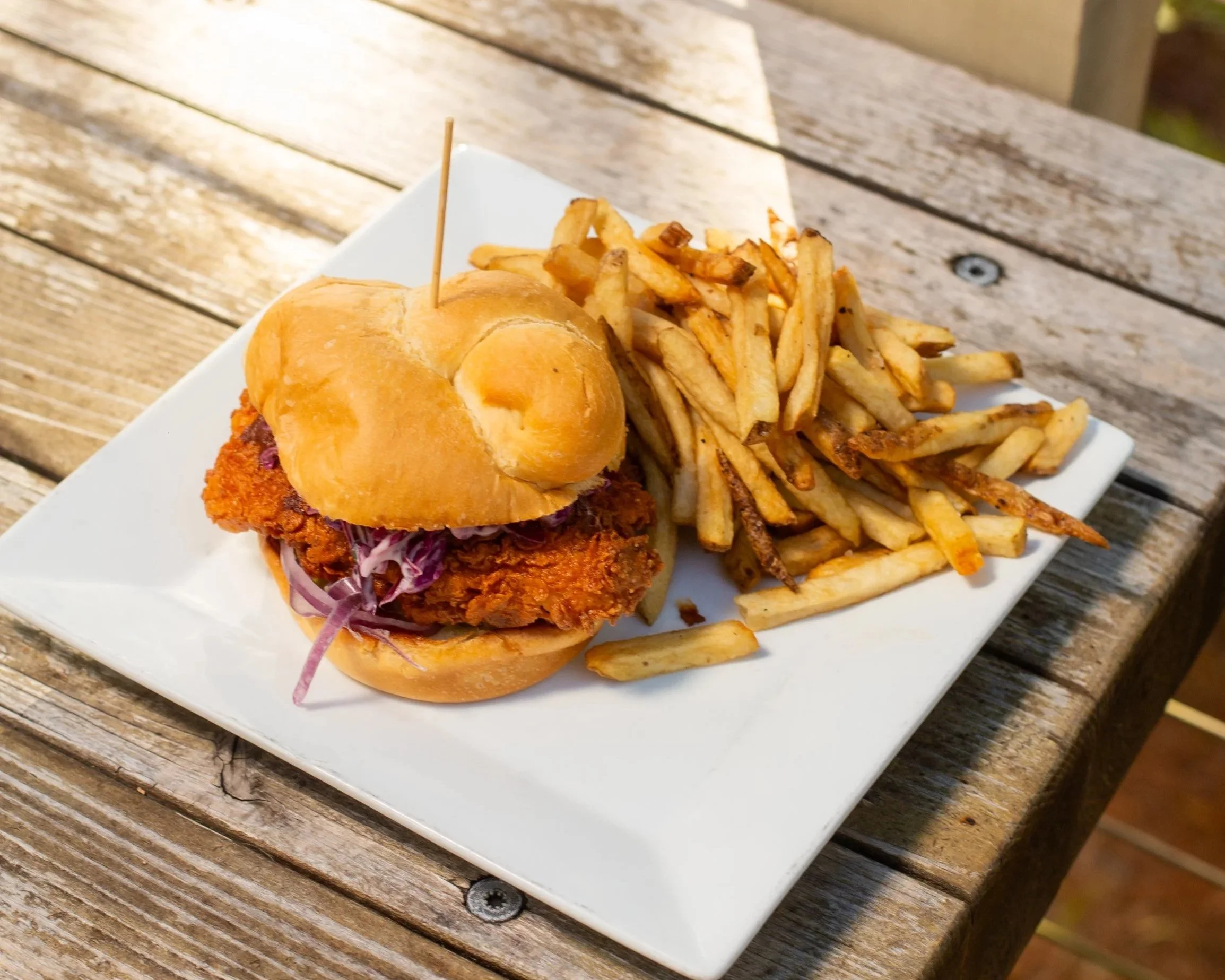 Lunch at Smoke on the Water in Wilmington, NC.