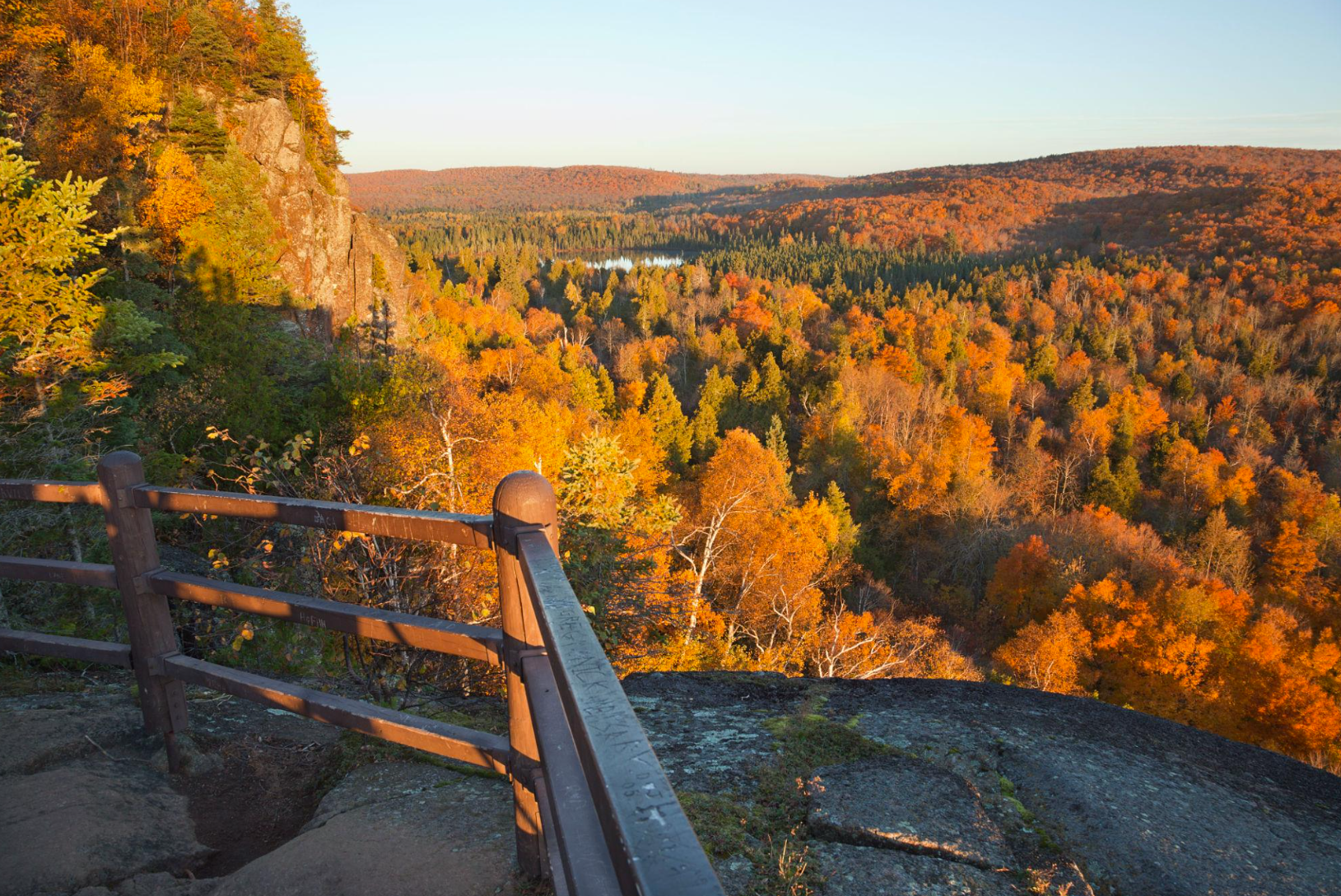 Oberg Mountain Fall Hike View