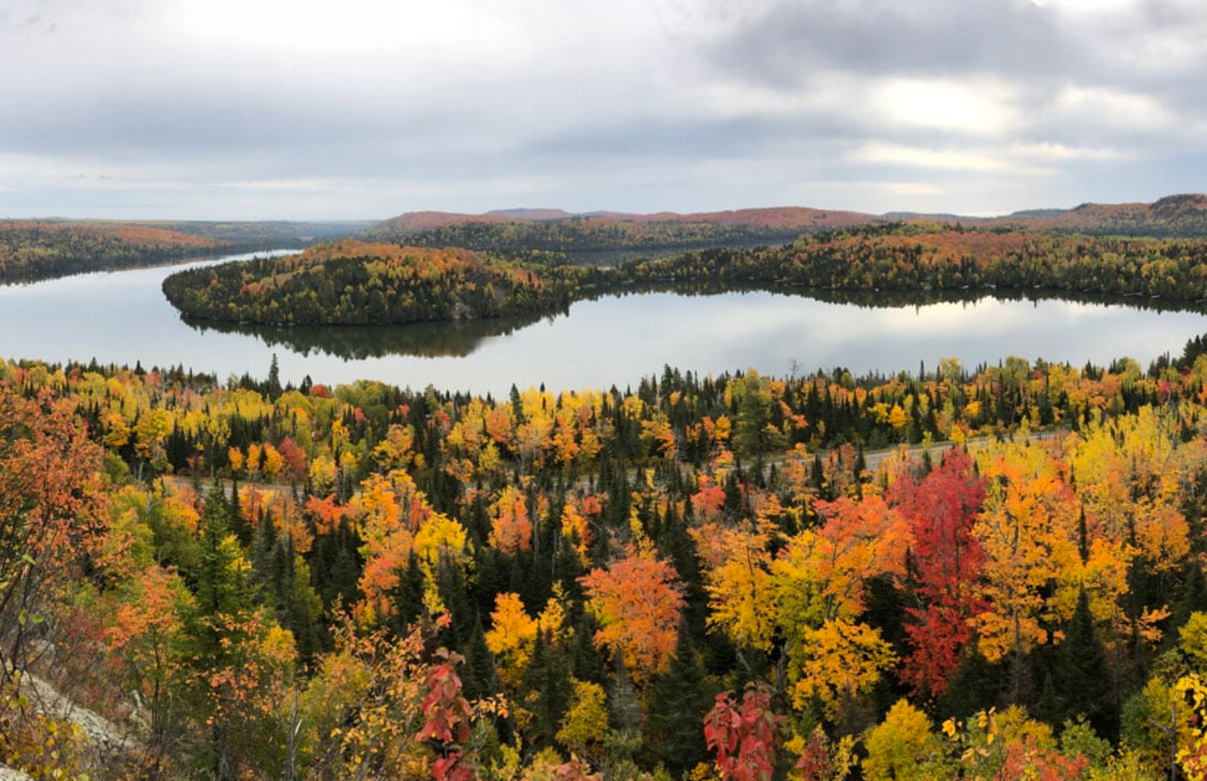 White Sky Rock Fall Hike Lutsen