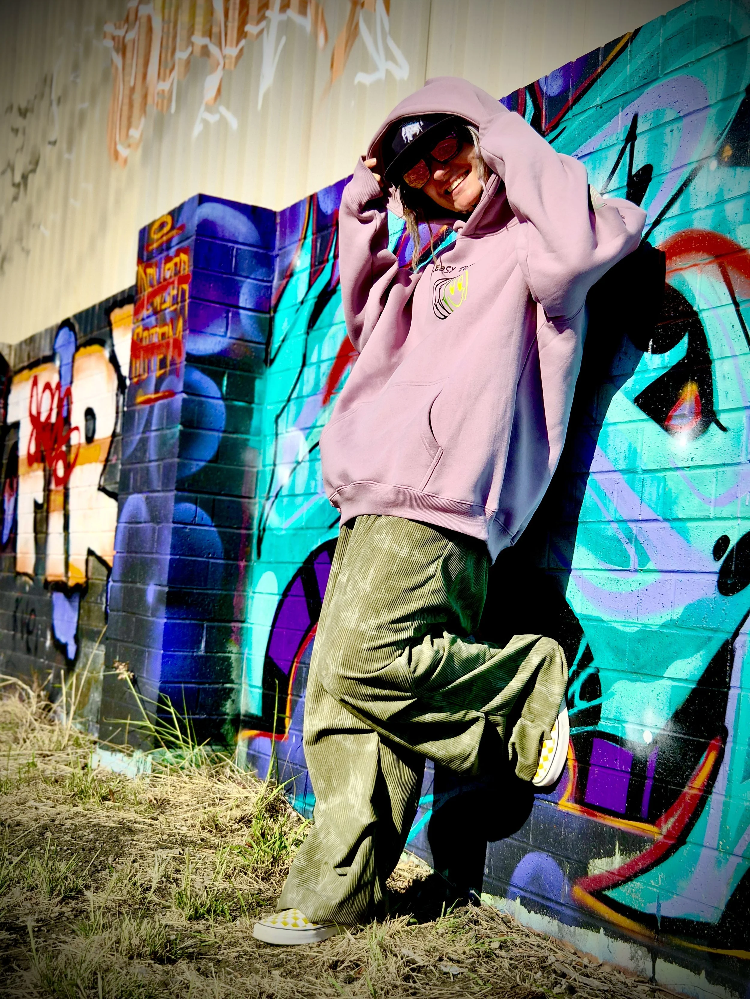 Cartoon colourful artist Leasy Tattoo, Newcastle NSW Australia