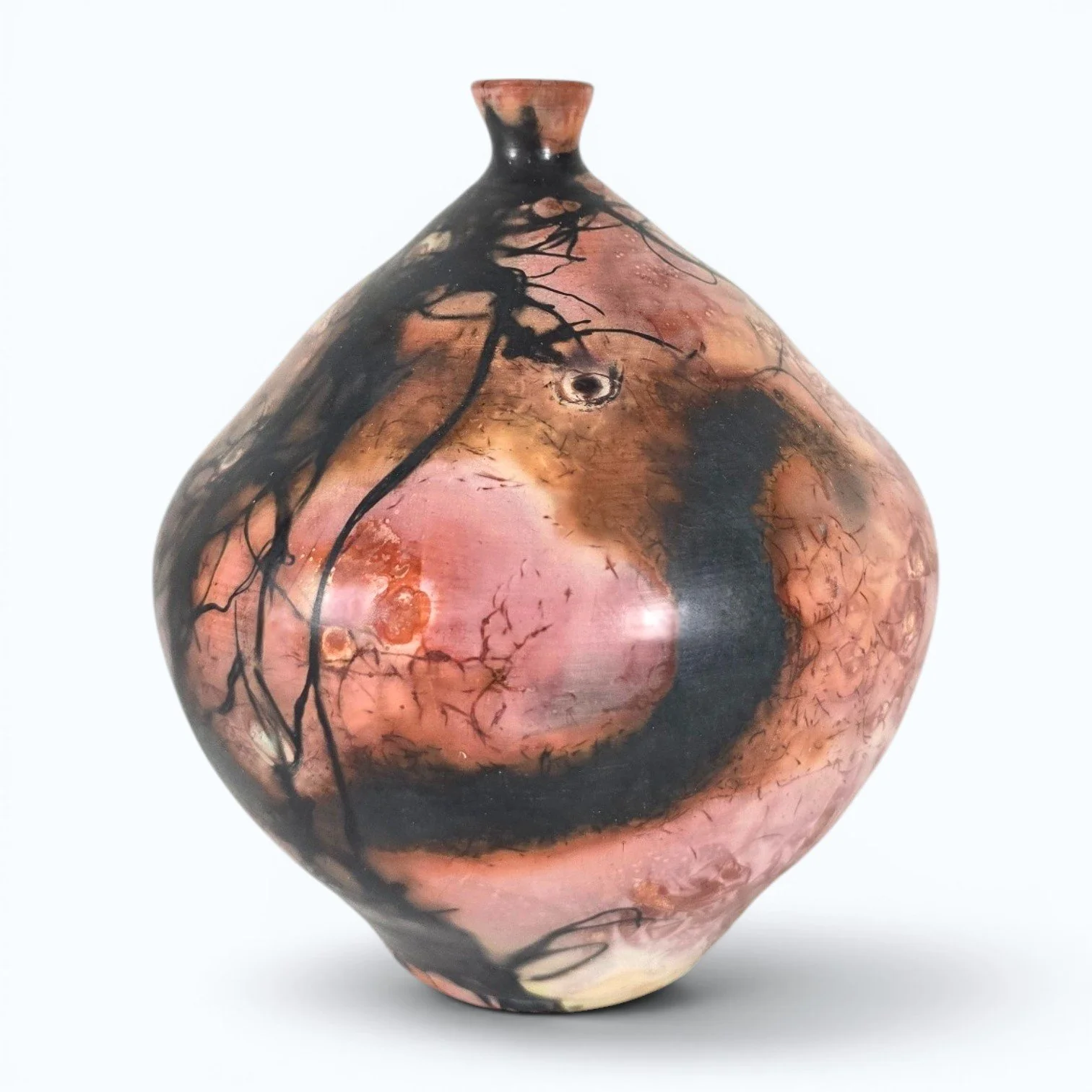 Pink Smoke - Saggar-Fired Vessel