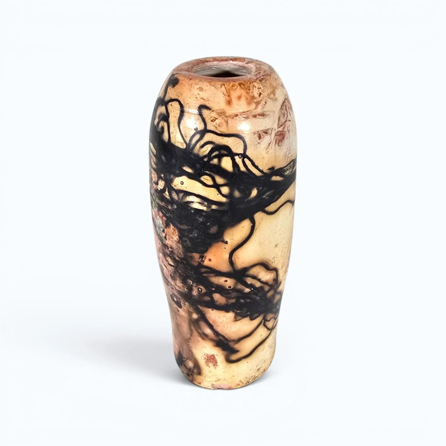 Copper Web - Saggar-Fired Vessel