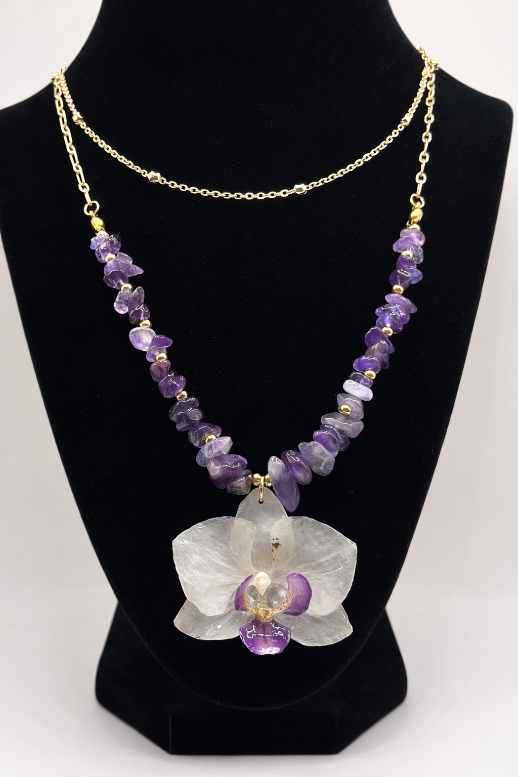 Amethyst Blossom Necklace