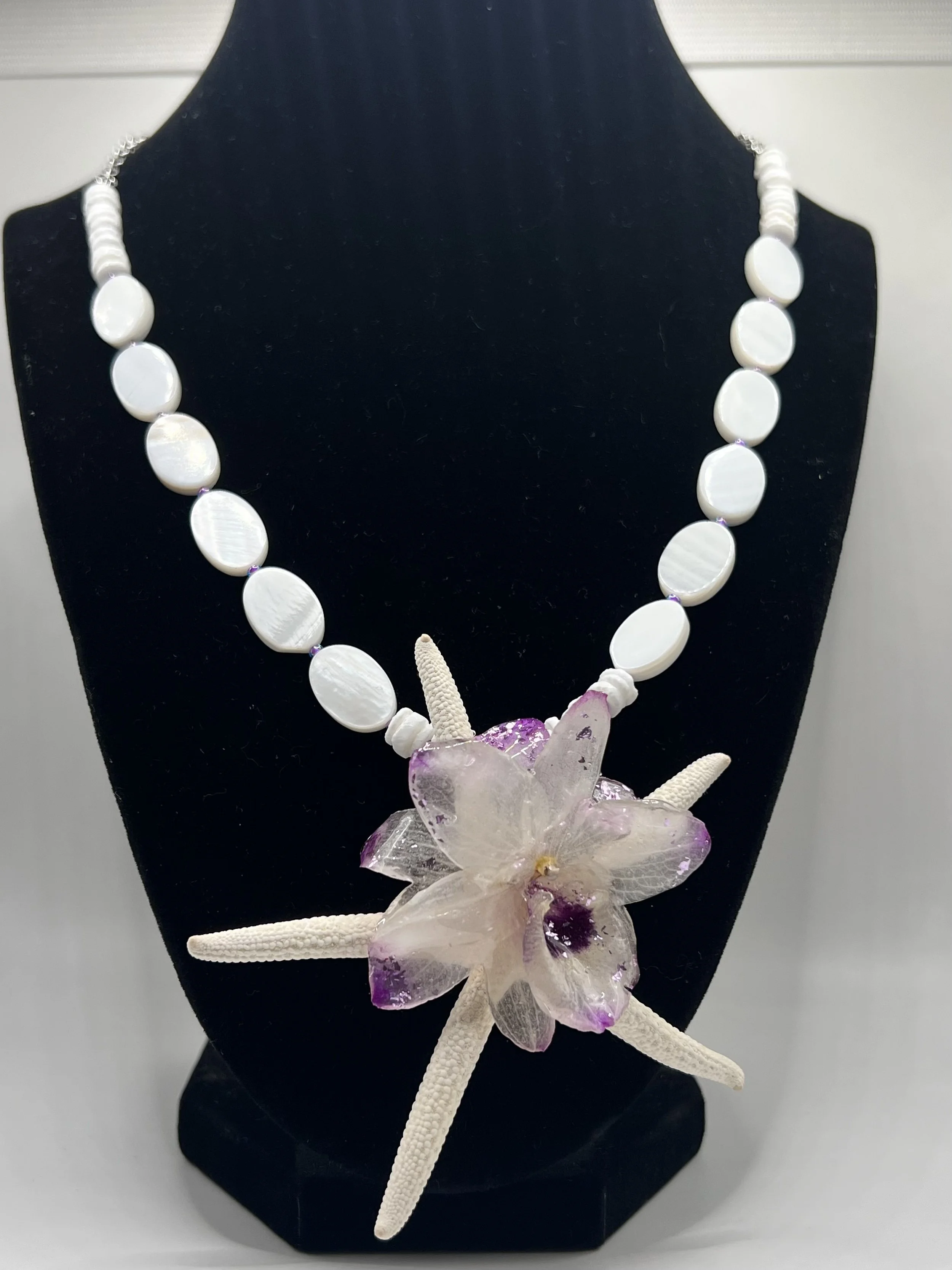 Ocean Orchid Necklace
