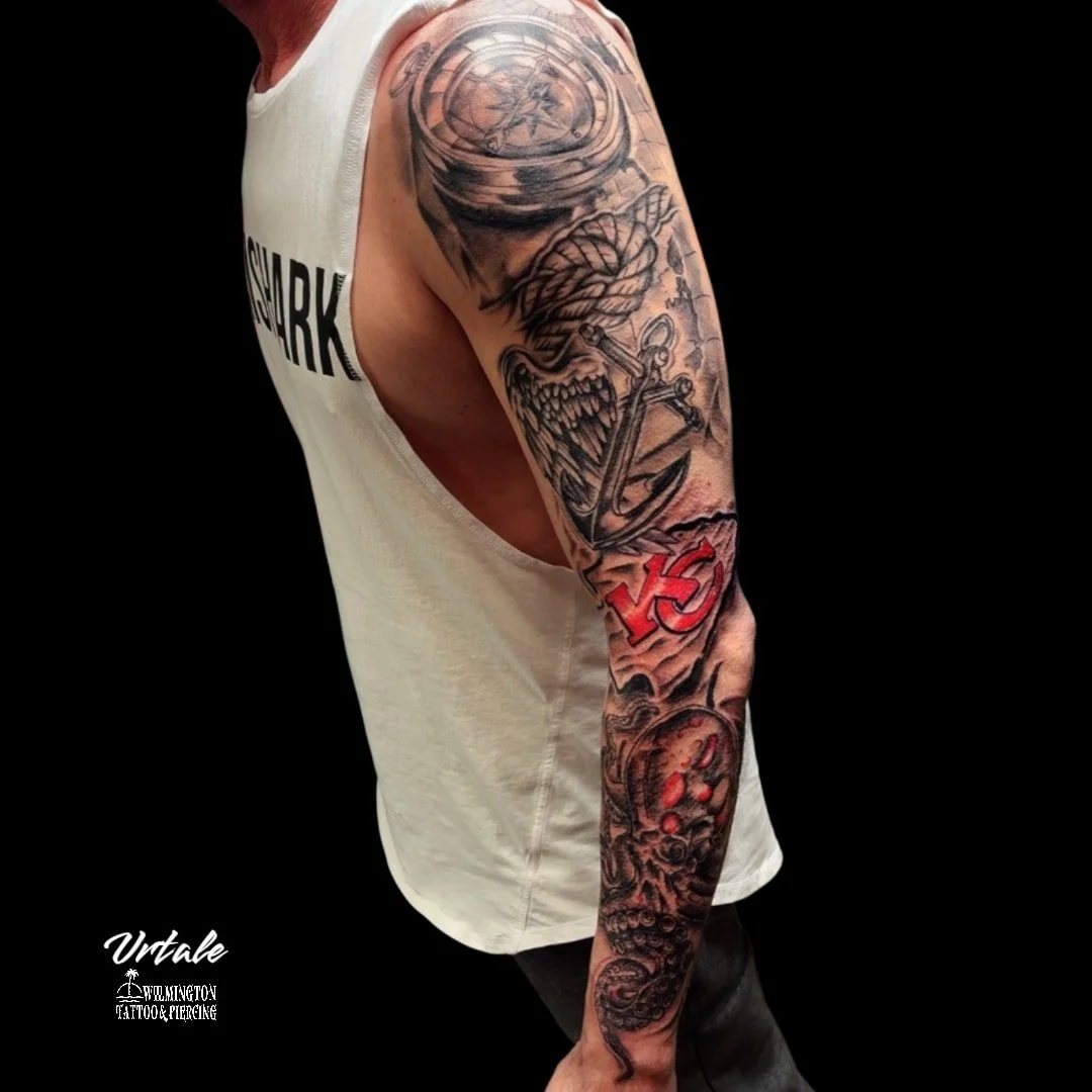 Vrtale @_vrtale 

.
.
 #WilmingtonTattooAndPiercing #WilmingtonNC #WilmingtonTattoo #WilmingtonPiercing #WilmingtonInk #TattooWilmington #PiercingWilmington #BodyArt #CustomTattoos #TattooStudio #PiercingStudio #InkLife #TattooCommunity #PiercingComm