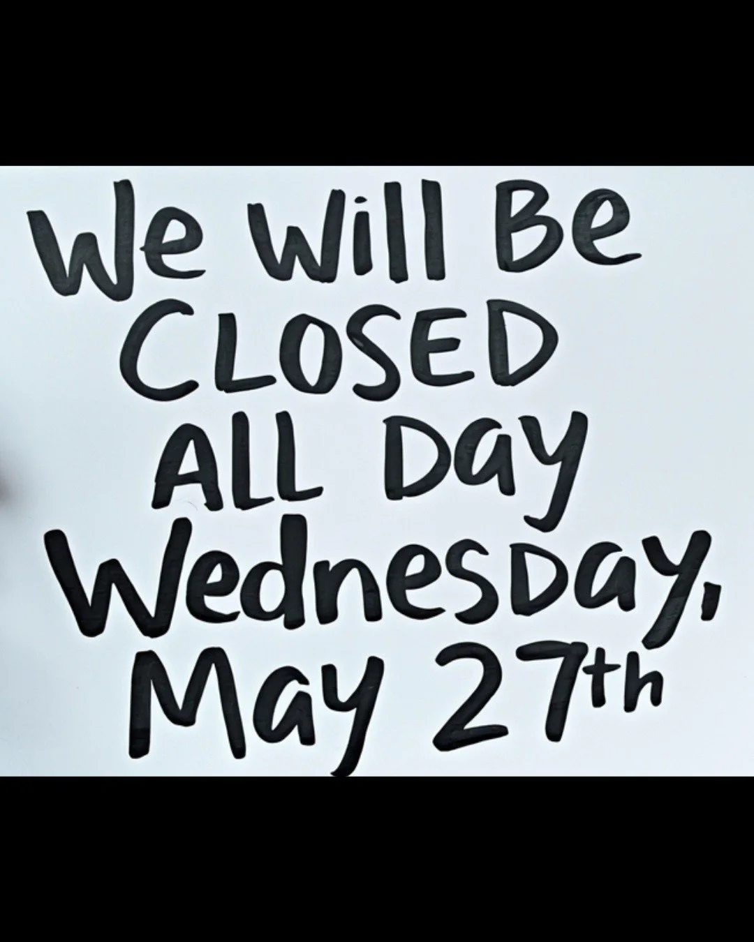 Our shop will be closed all day tomorrow, Wednesday May 27th.

Sorry for the inconvenience!

Have a great day.