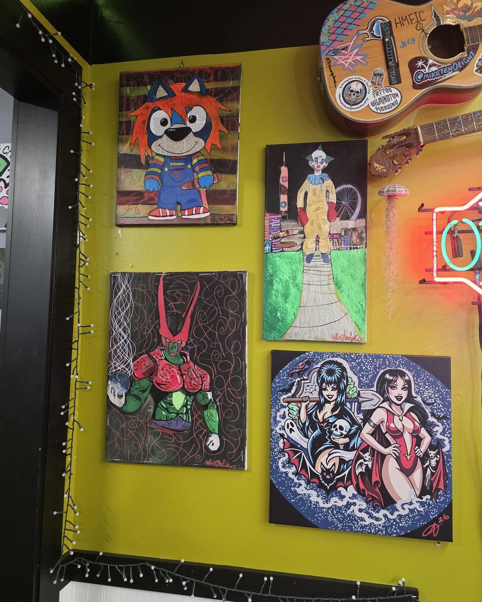 We got some new art from @reezthecollage at The Pop Culture Expo today!!
