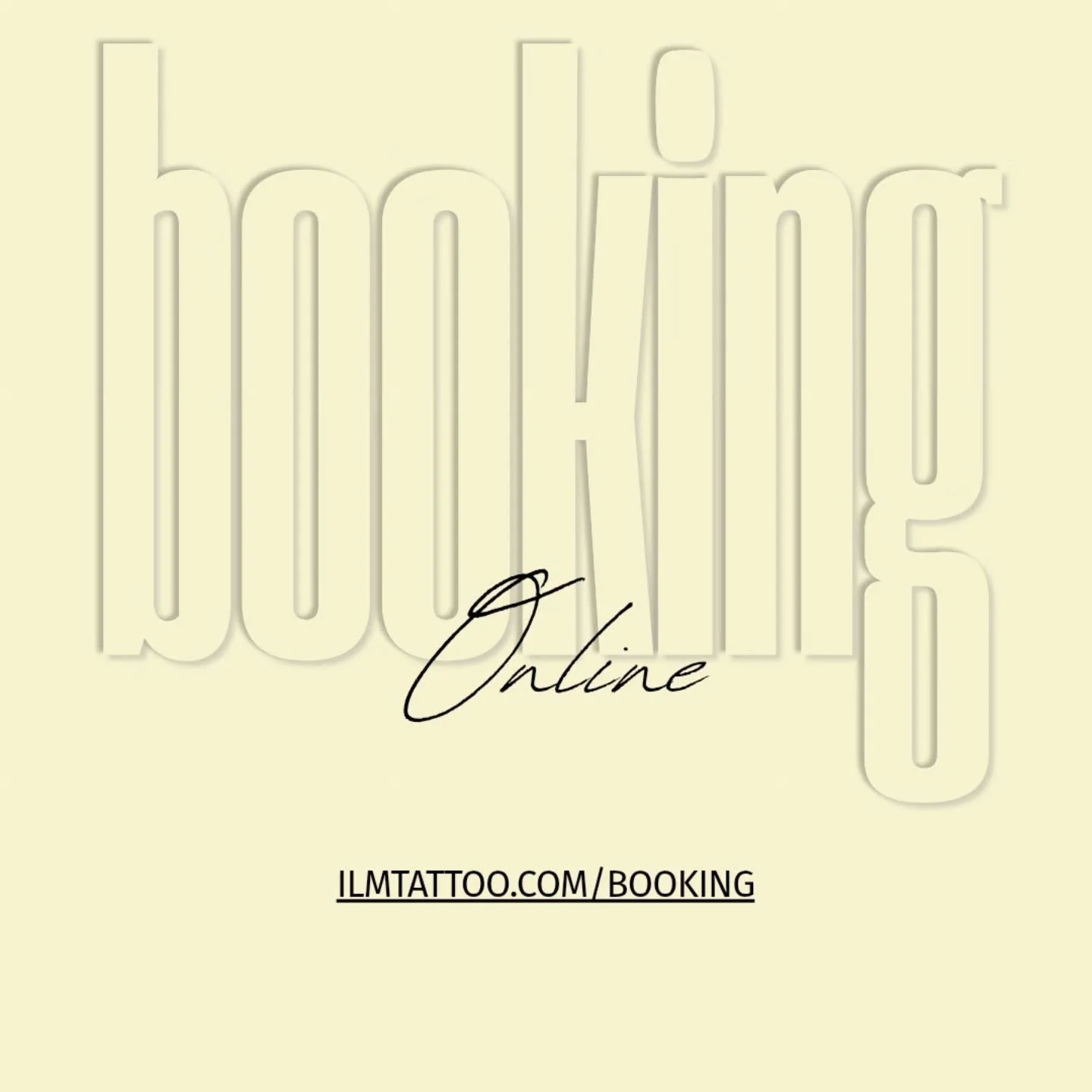 . .

We have been getting several personal emails for booking inquiries.

Please use our online form ilmtattoo.com/booking for these inquiries. 

When you complete the form online, it goes directly to a artist and skips the middle man (me).

Thanks!