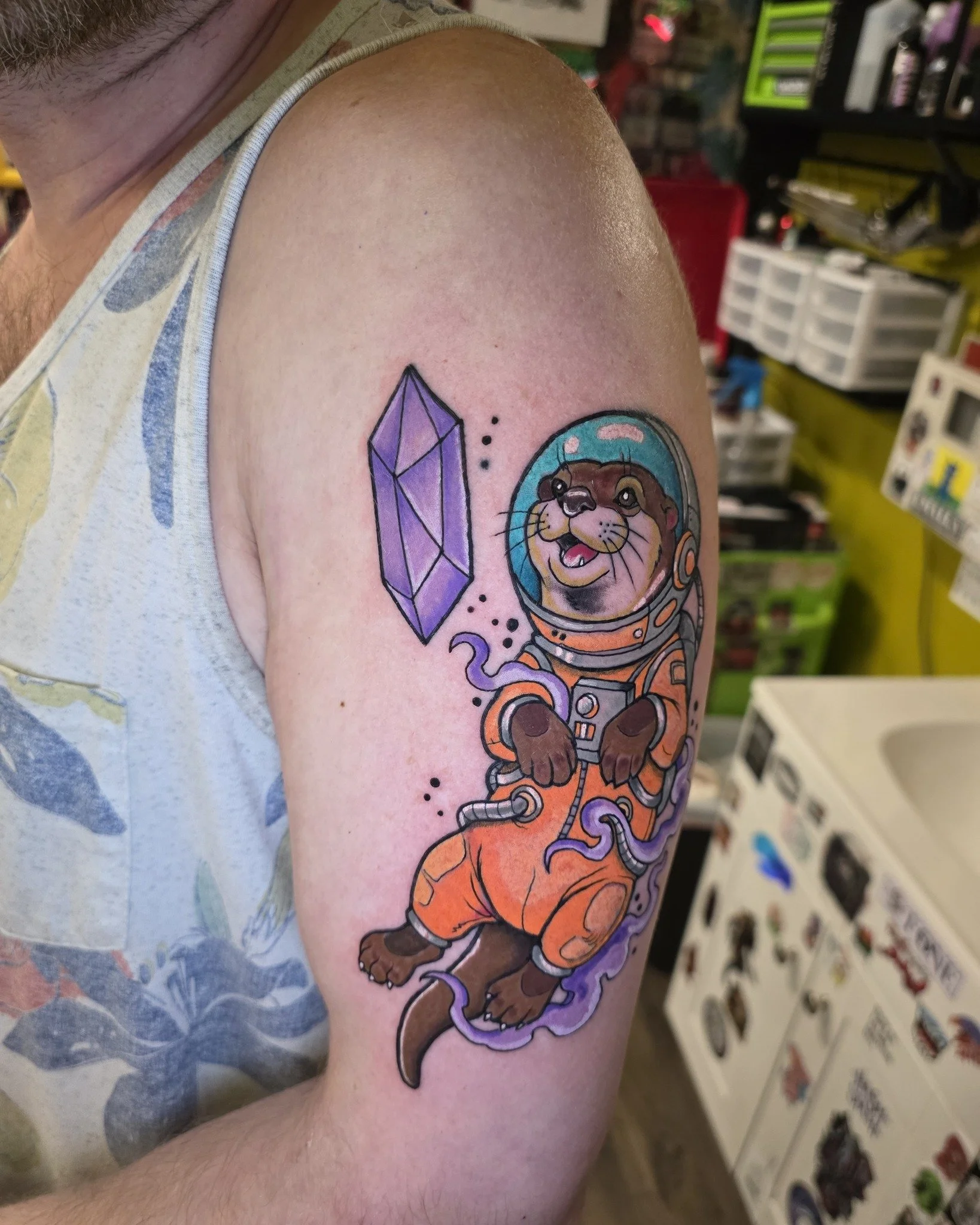 Otter by Josh @thundertatz

#WilmingtonTattooAndPiercing #WilmingtonNCTattoo #WilmingtonTattoo #FineLineTattoo #MinimalTattoo #DelicateTattoo #LineworkTattoo #RealismArtist #BlackAndGreyRealism #AnimeInk #MangaTattoo #FamilyTattooIdeas #ChildNameTatt