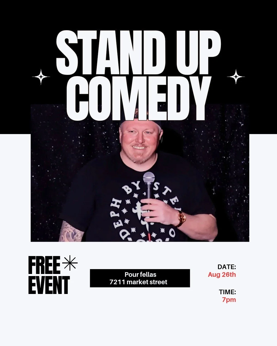 Closing at 6pm today to support our artist, Chris @chrisbowman_acp during his FREE stand-up at Pour Fellas tonight.

Come show some love! 

Starts at 7pm
