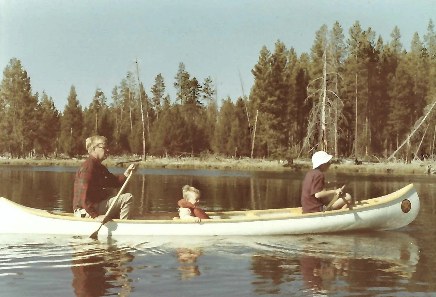On the Deschutes River with Mom and Dad (1968)