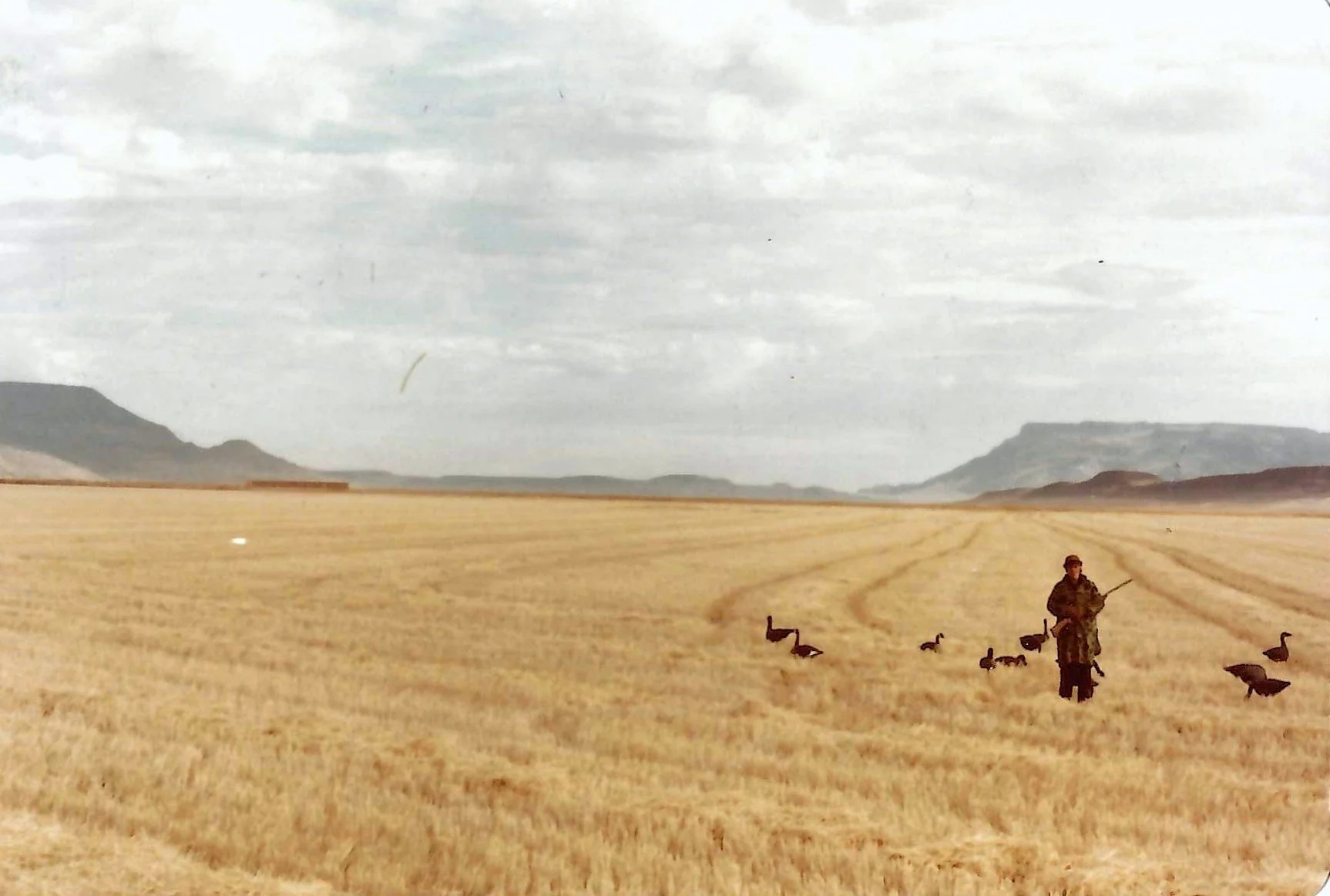 That's me (with decoys) at Warner Valley, Lake County (1978)