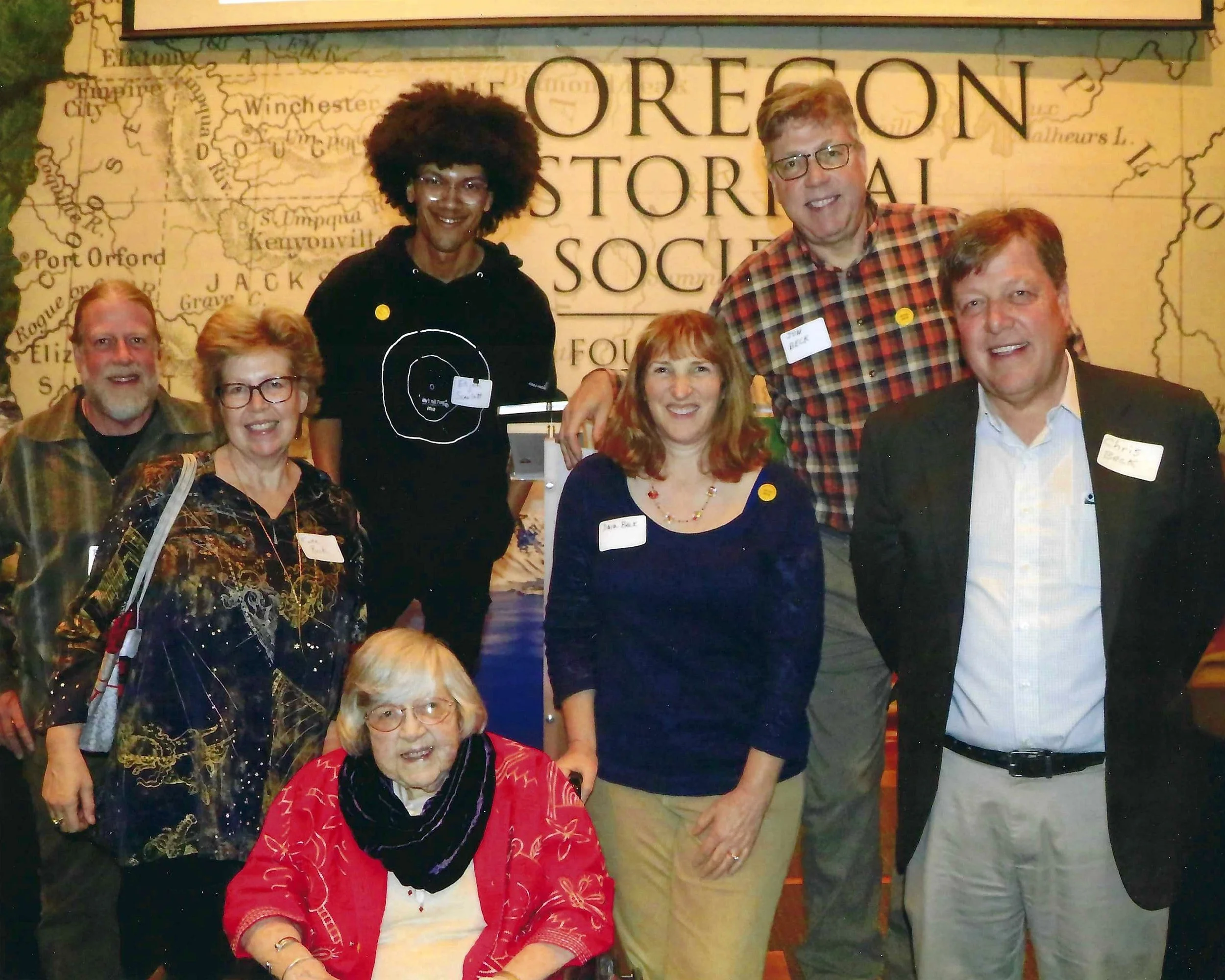 My brothers, sister, sister-in-law, mom and nephew at the Oregon Historical Society (2019).