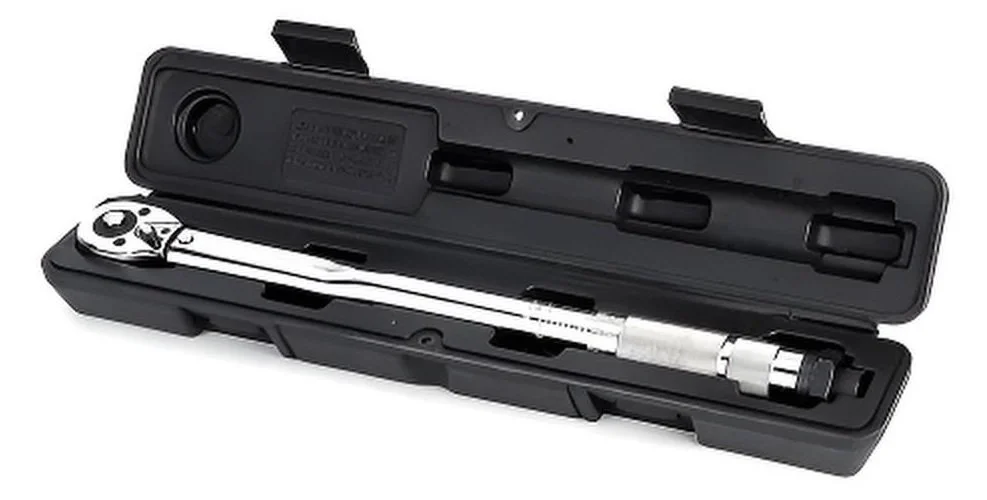 Torquímetro de Encastre 1/4" Profesional - Rango de Torque Ajustable con Estuche