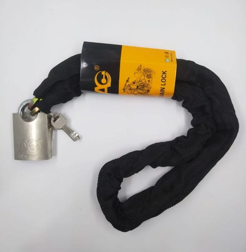 Cadena de Seguridad con Candado Reforzado - Chain Lock para Moto y Bici.