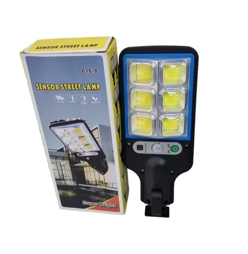 Reflector Solar Street Lamp 6 LED COB - Gran Angular con Sensor de Movimiento.