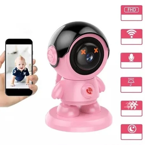 Cámara de Seguridad IP Astronauta - Monitor de Bebés WiFi Full HD.