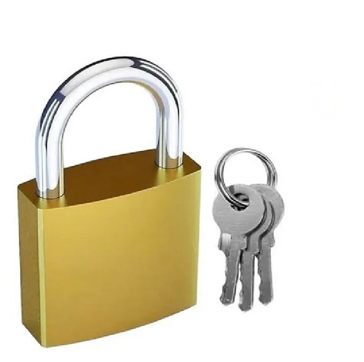 Candado de Bronce Reforzado 50 mm - Máxima Seguridad con 3 Llaves.