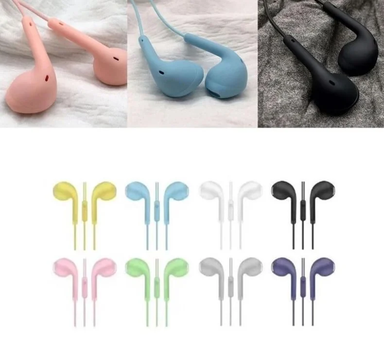 Auriculares In-Ear con Cable y Micrófono - Variedad de Colores Pastel.