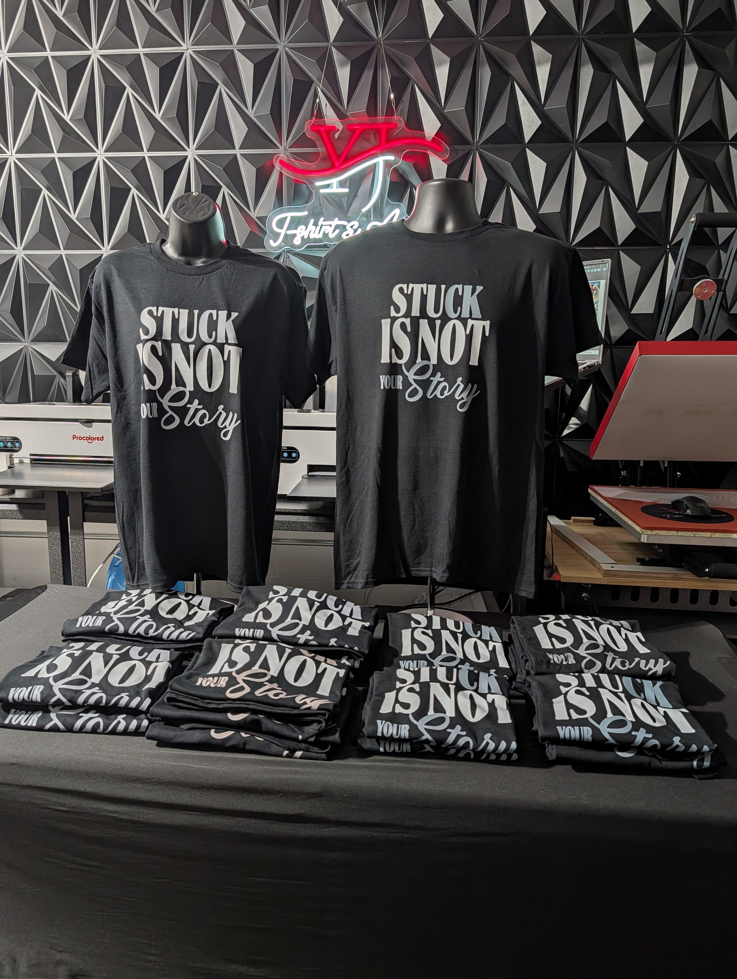 'Stuck Is Not Your Story' Motivational T-Shirt