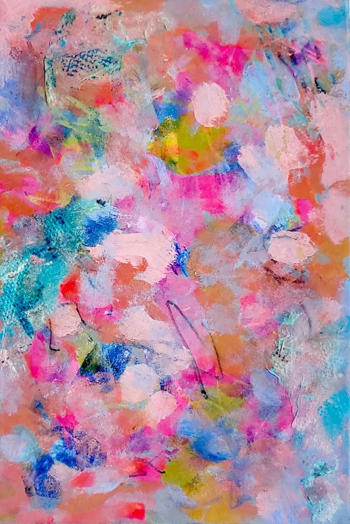 Mixed media on paper